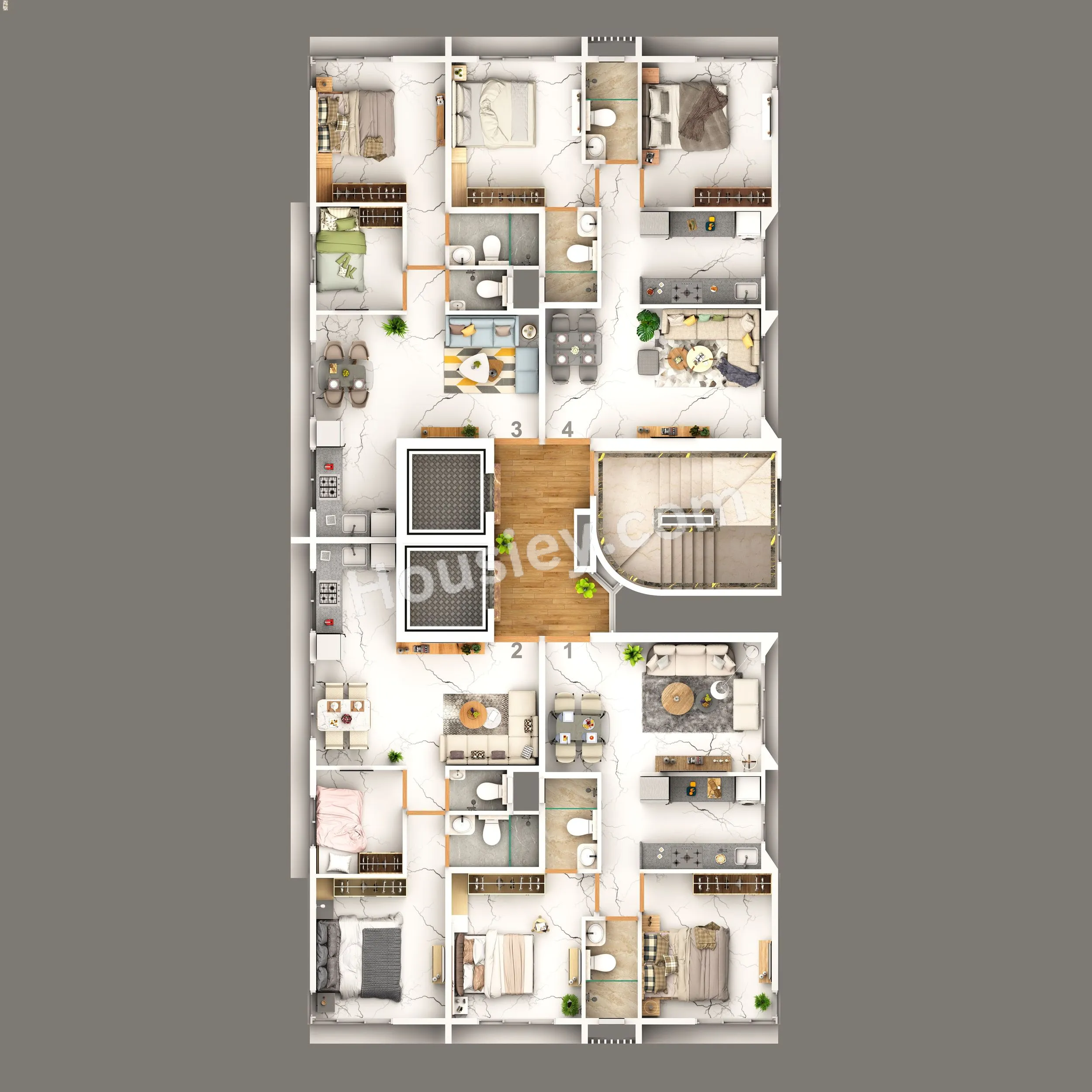 Vibrant Ekam Parkk Floor plan 2