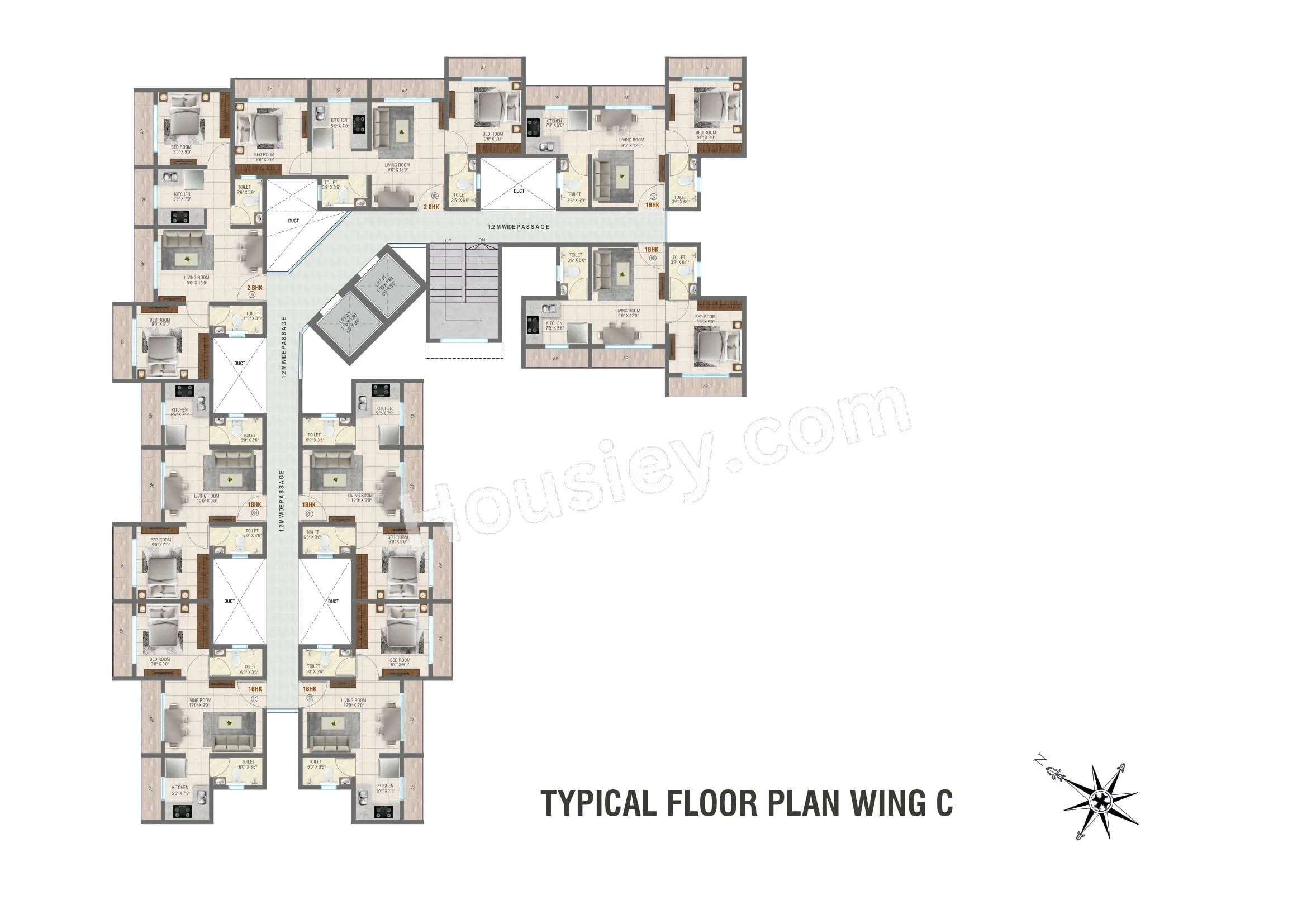 Vinay Harmony Floor plan 4