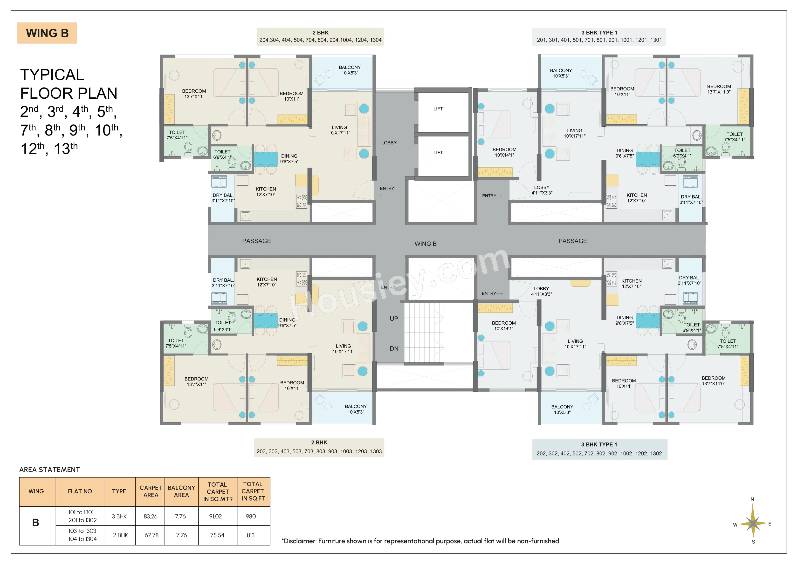 Vishal Eastern Front Floor plan 3