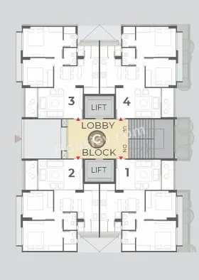 Vishwanath Sarathya West Floor plan 3