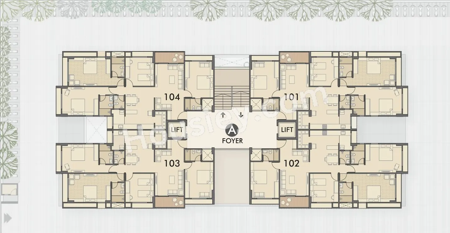 Excel Vivekanand Arise Floor plan 2