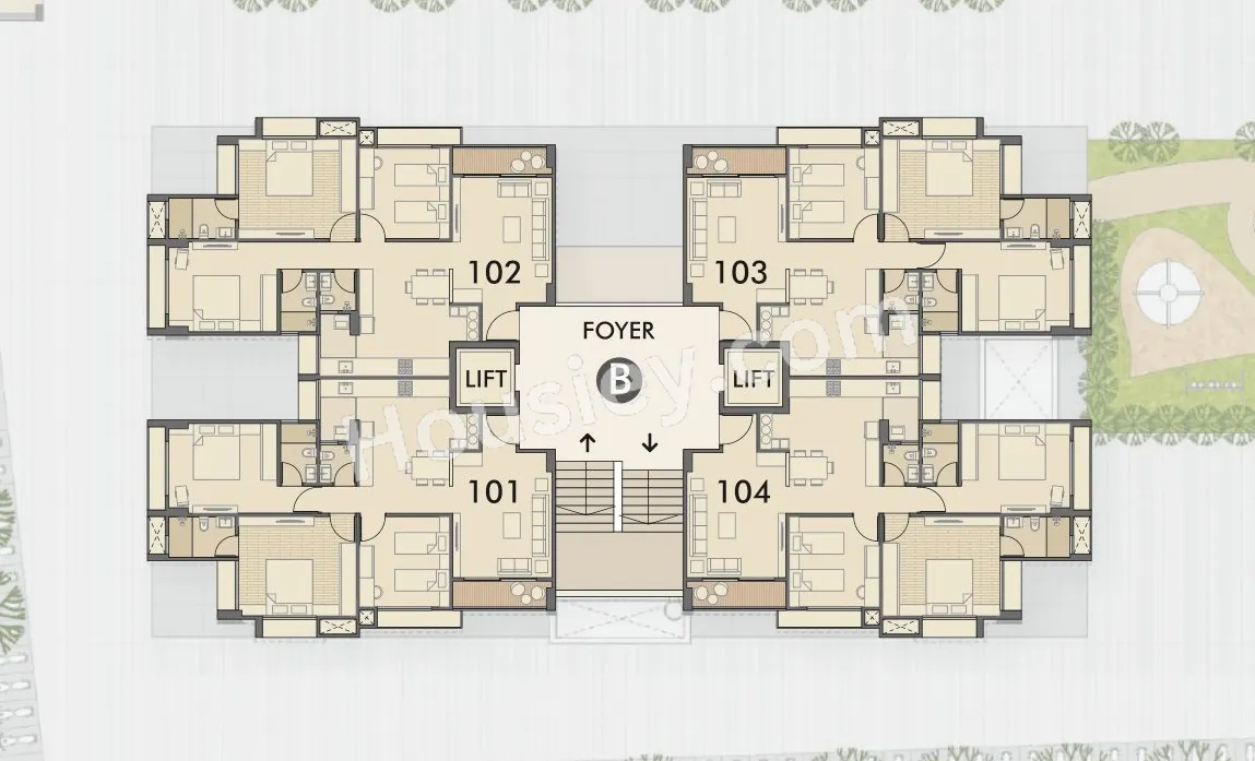 Excel Vivekanand Arise Floor plan 1