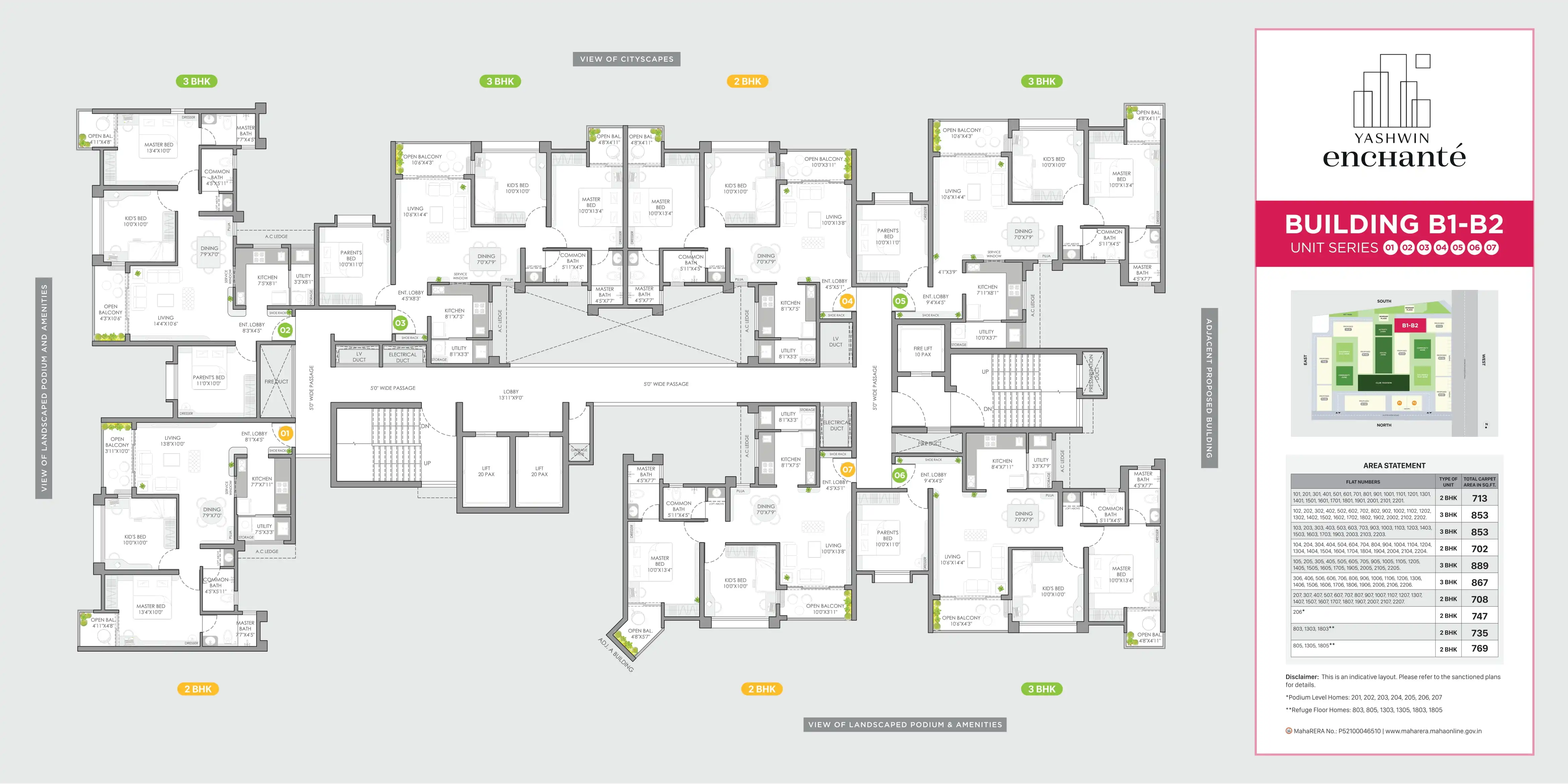 VJ Yashwin Enchante Floor plan 2