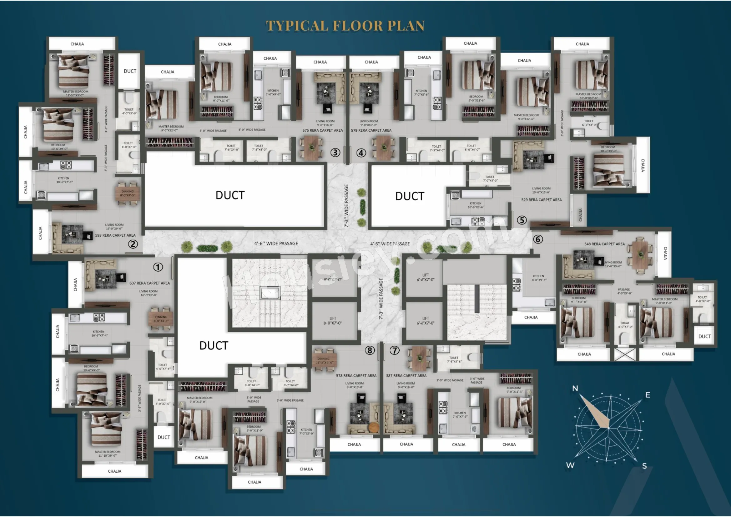 Walchand Avenue Floor plan 3