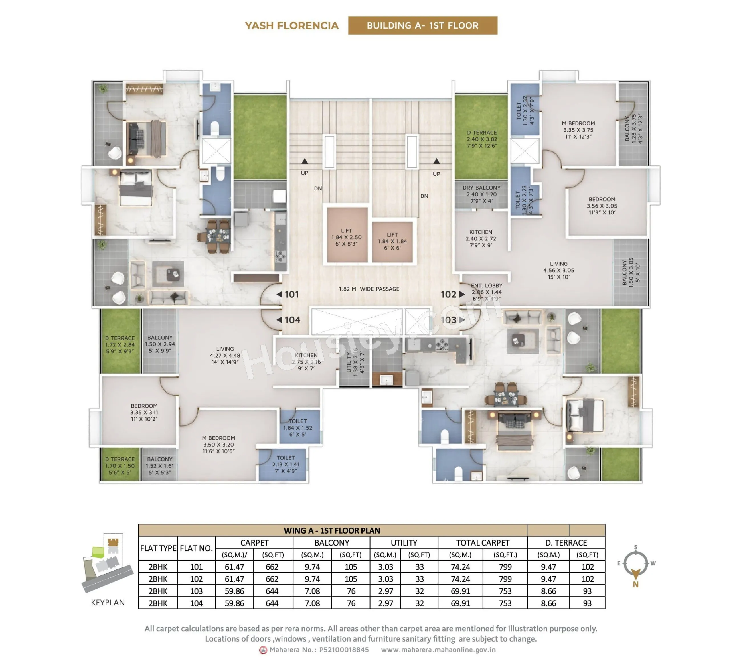 Yash Florencia Floor plan 2