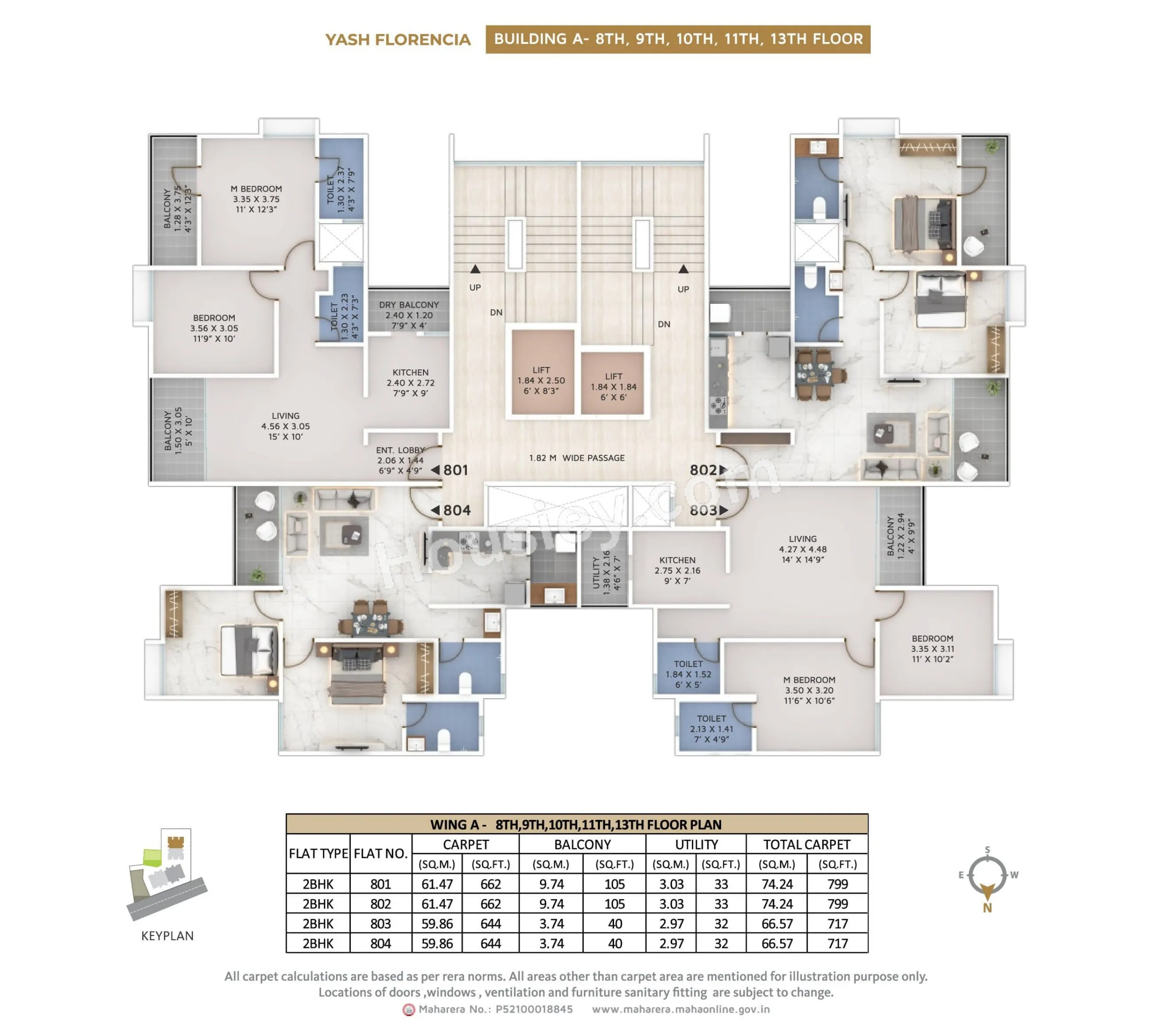 Yash Florencia Floor plan 1