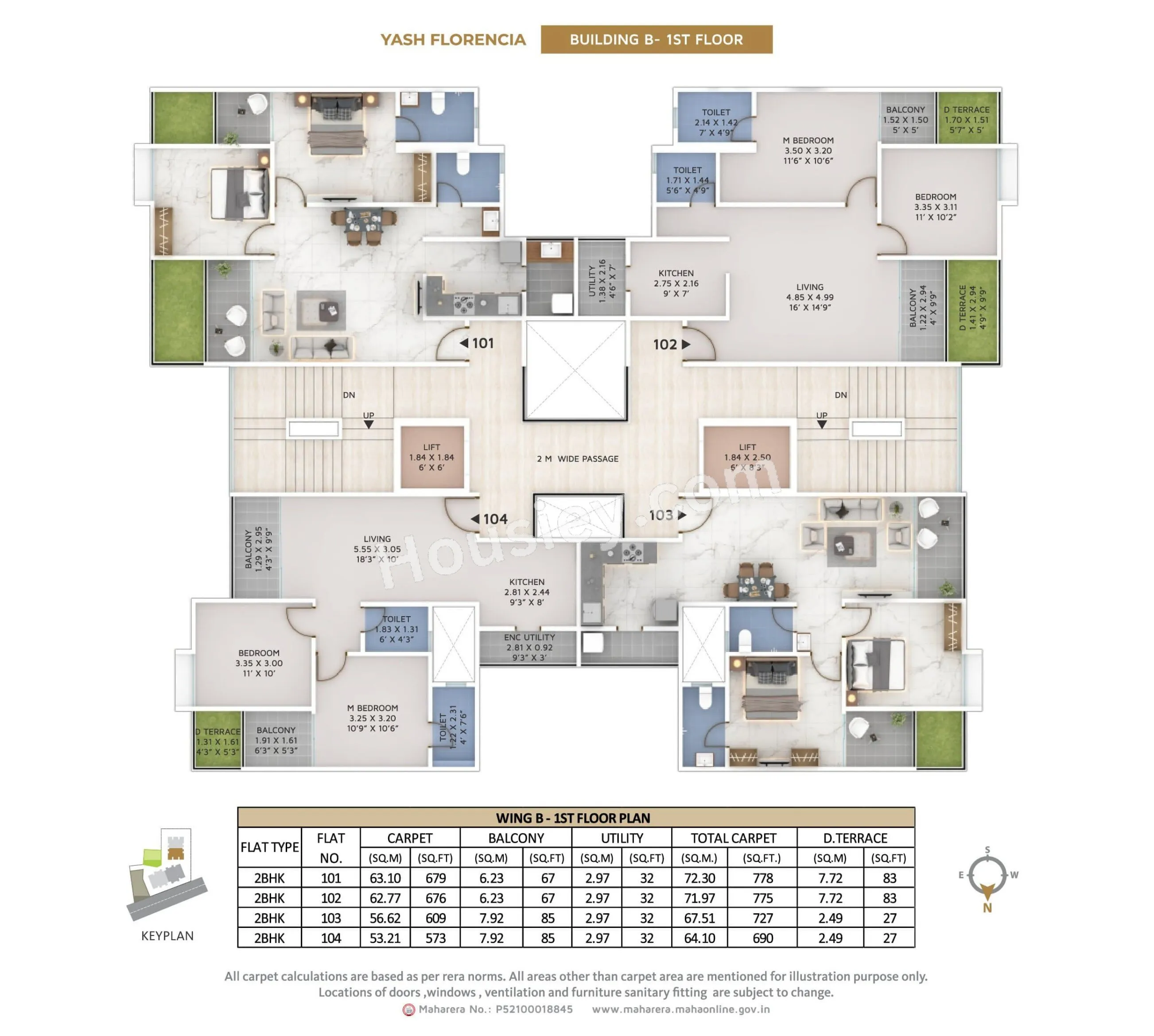 Yash Florencia Floor plan 5