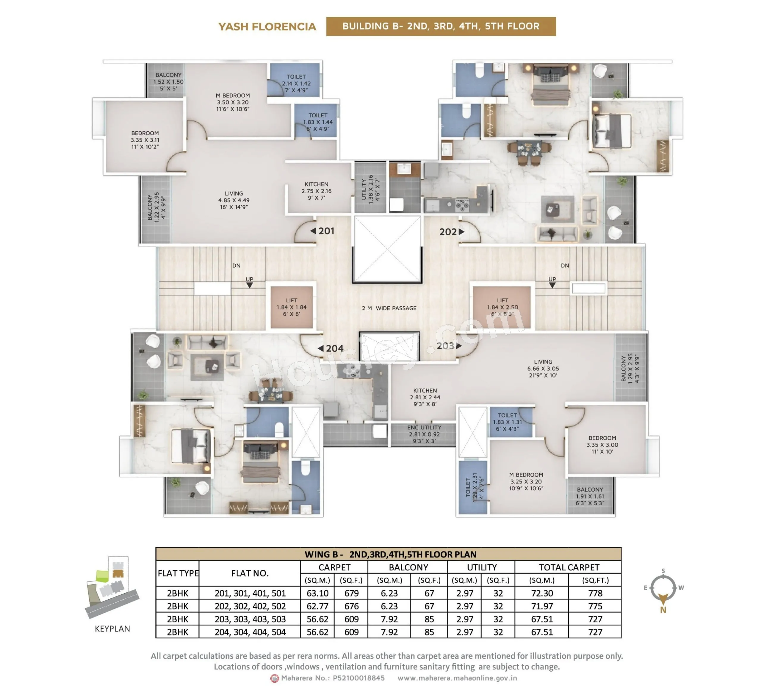 Yash Florencia Floor plan 6