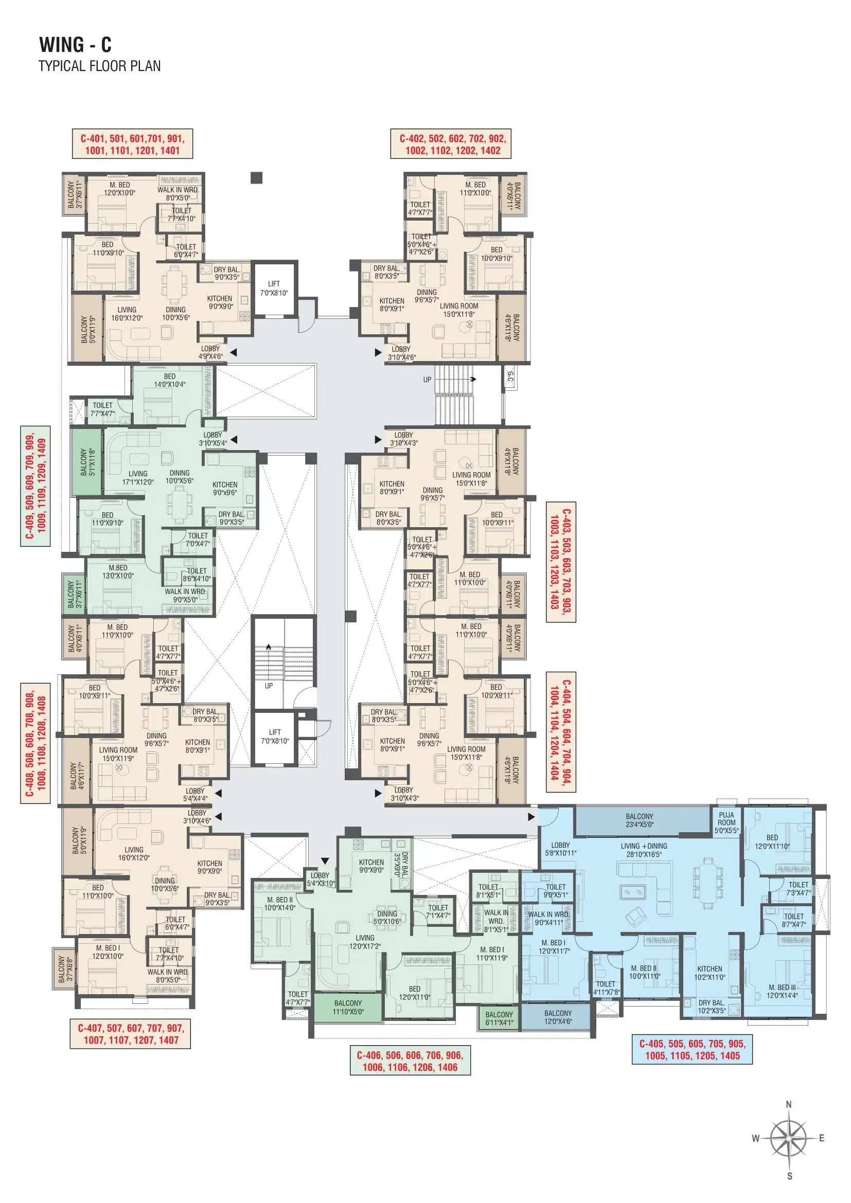 Yashada Windsong Floor Plan
