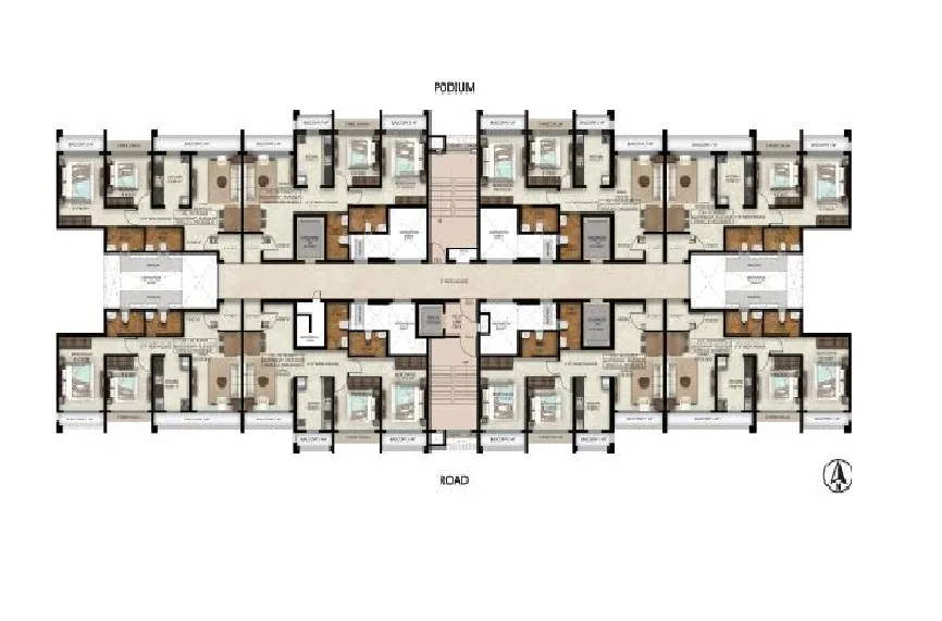 Yogakshema Residency Floor plan 2