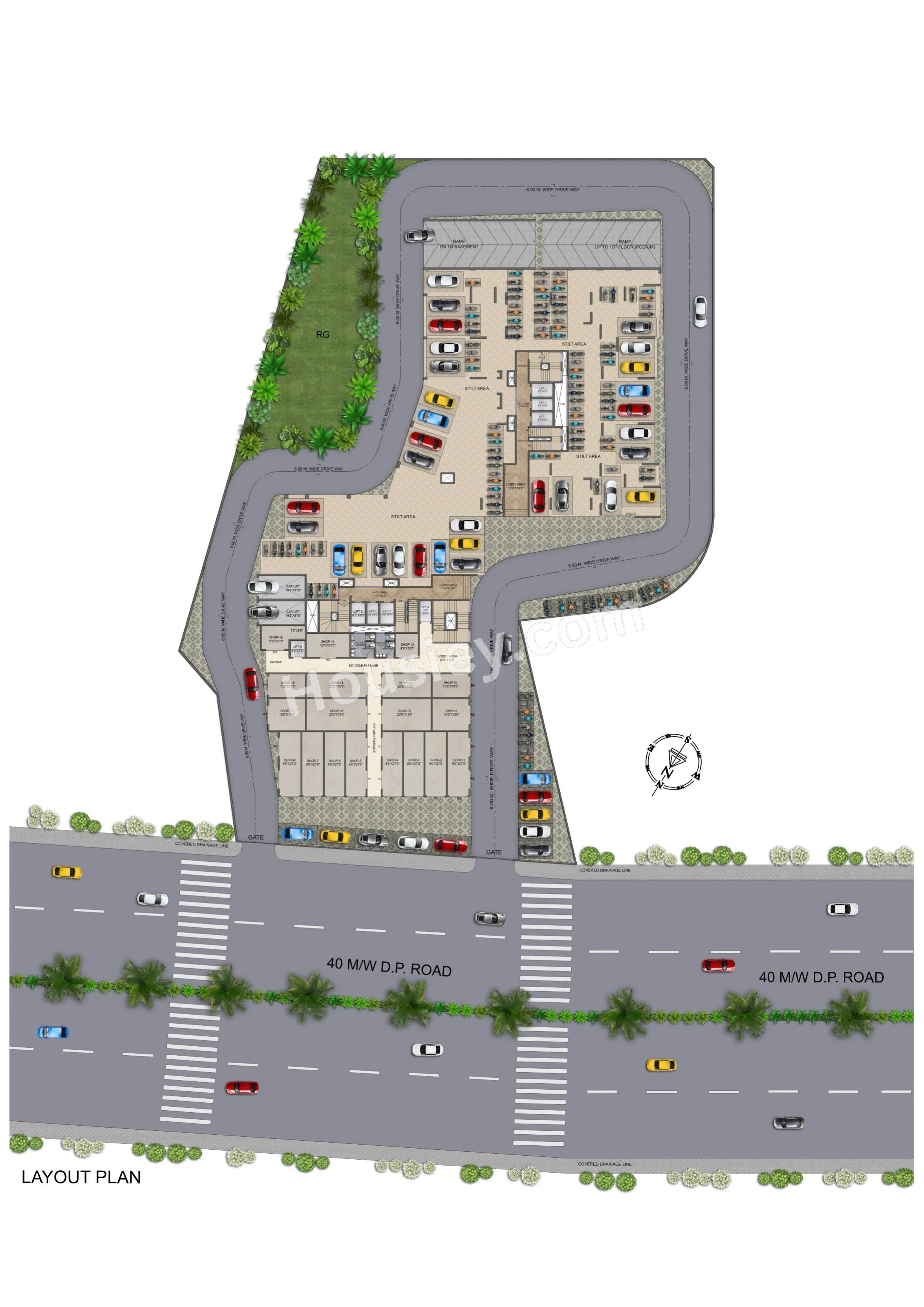 Zar Landmark Floor plan 1