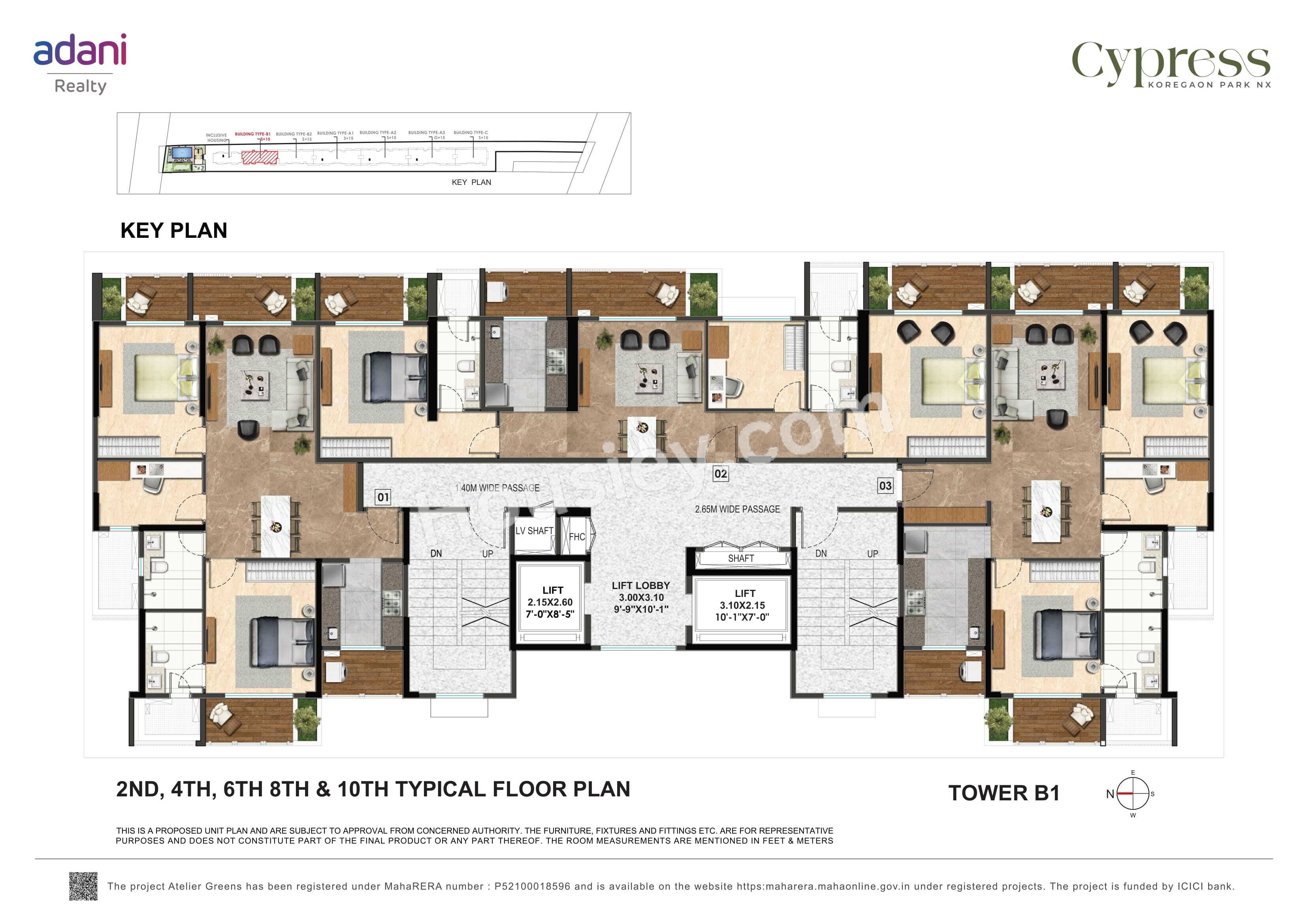 Adani Atelier greens Floor plan 6