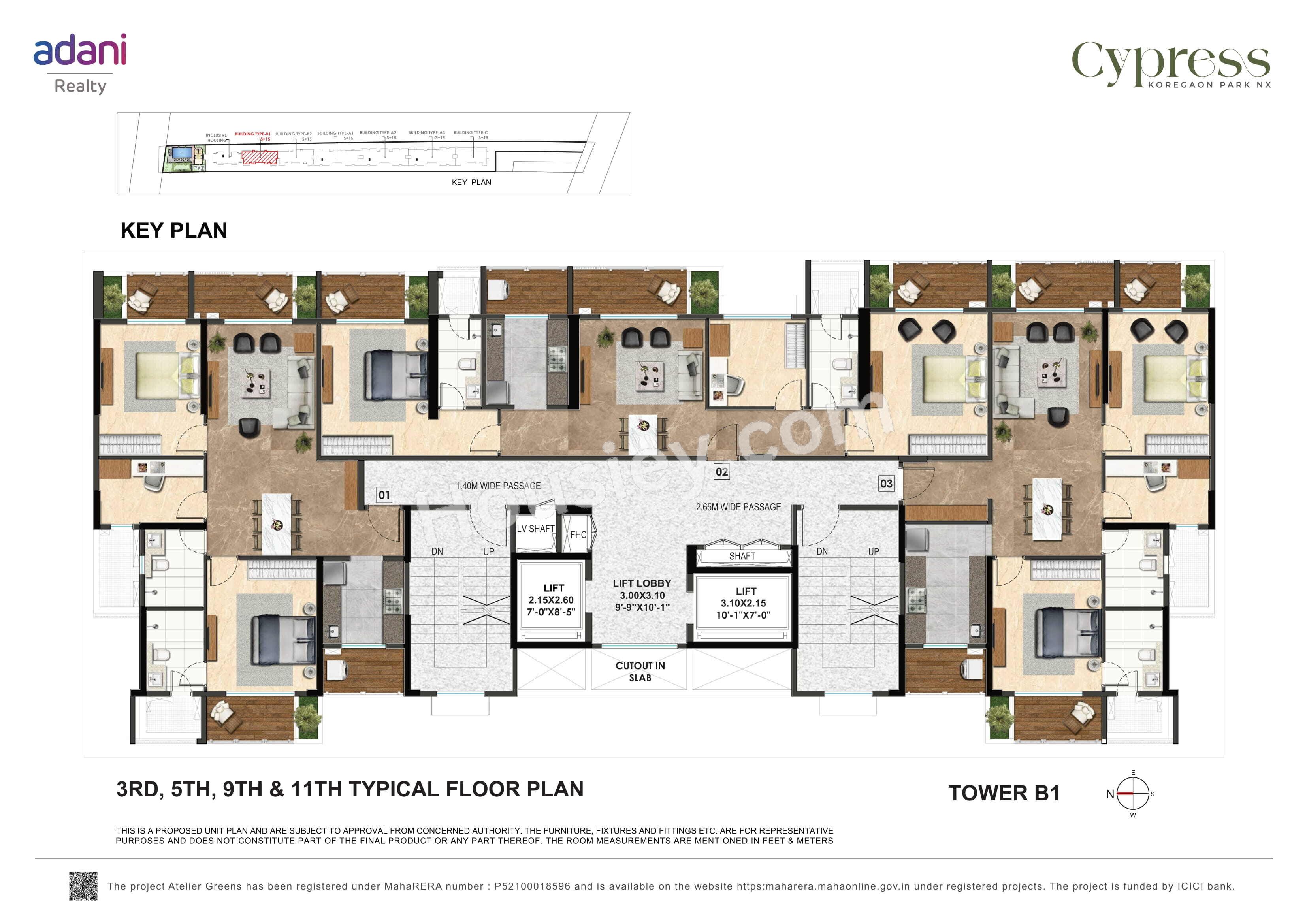 Adani Atelier greens Floor plan 7