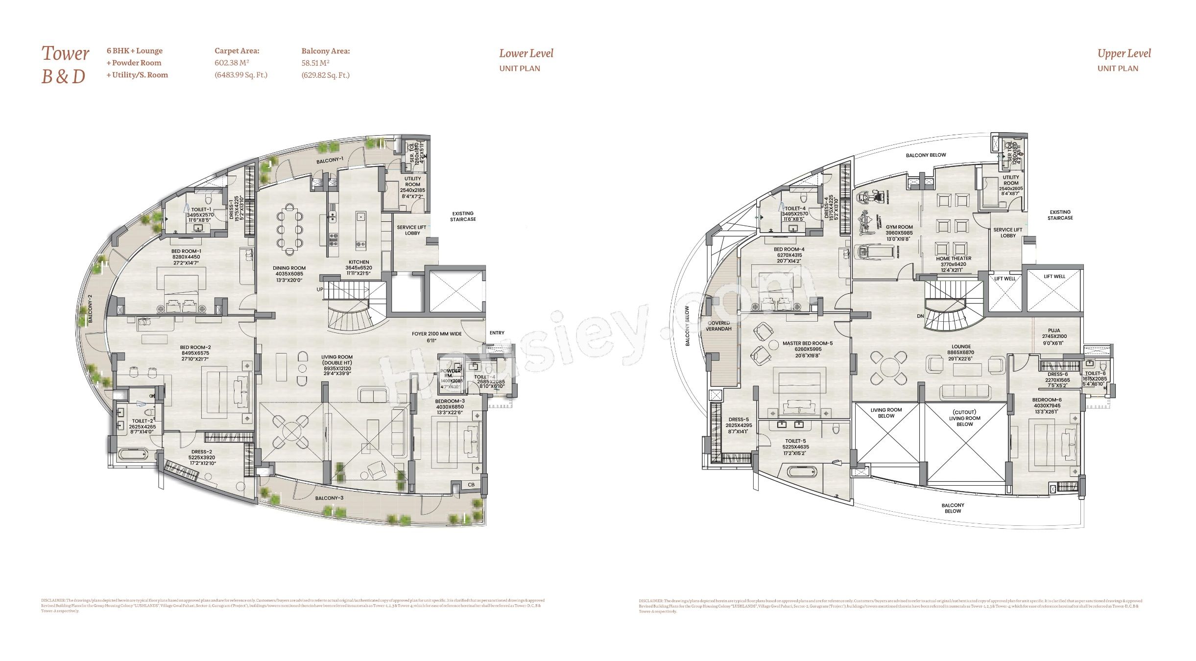 Adani Lushlands Floor plan 3