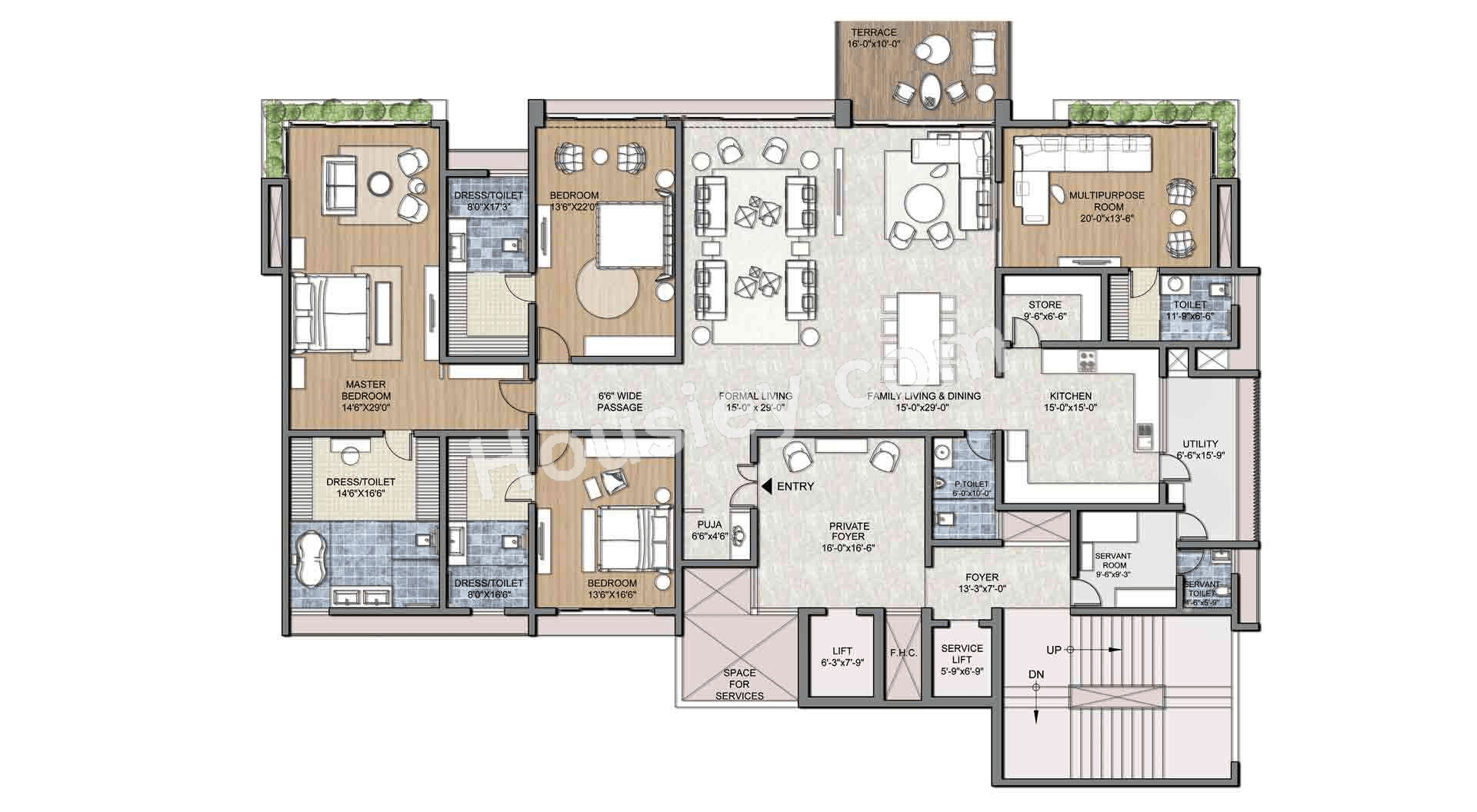 Adani The Storeys Floor Plan