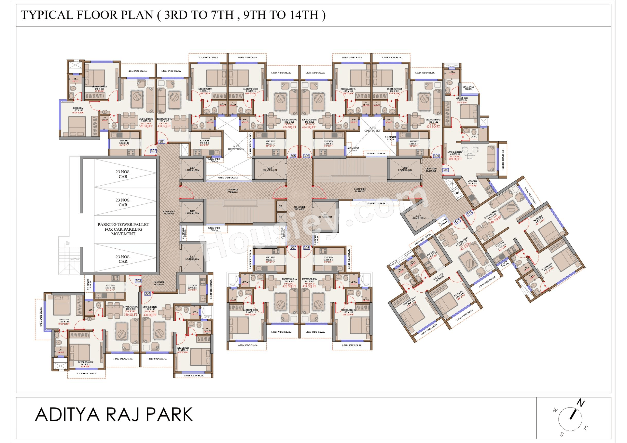 Adityaraj Park Floor plan 7