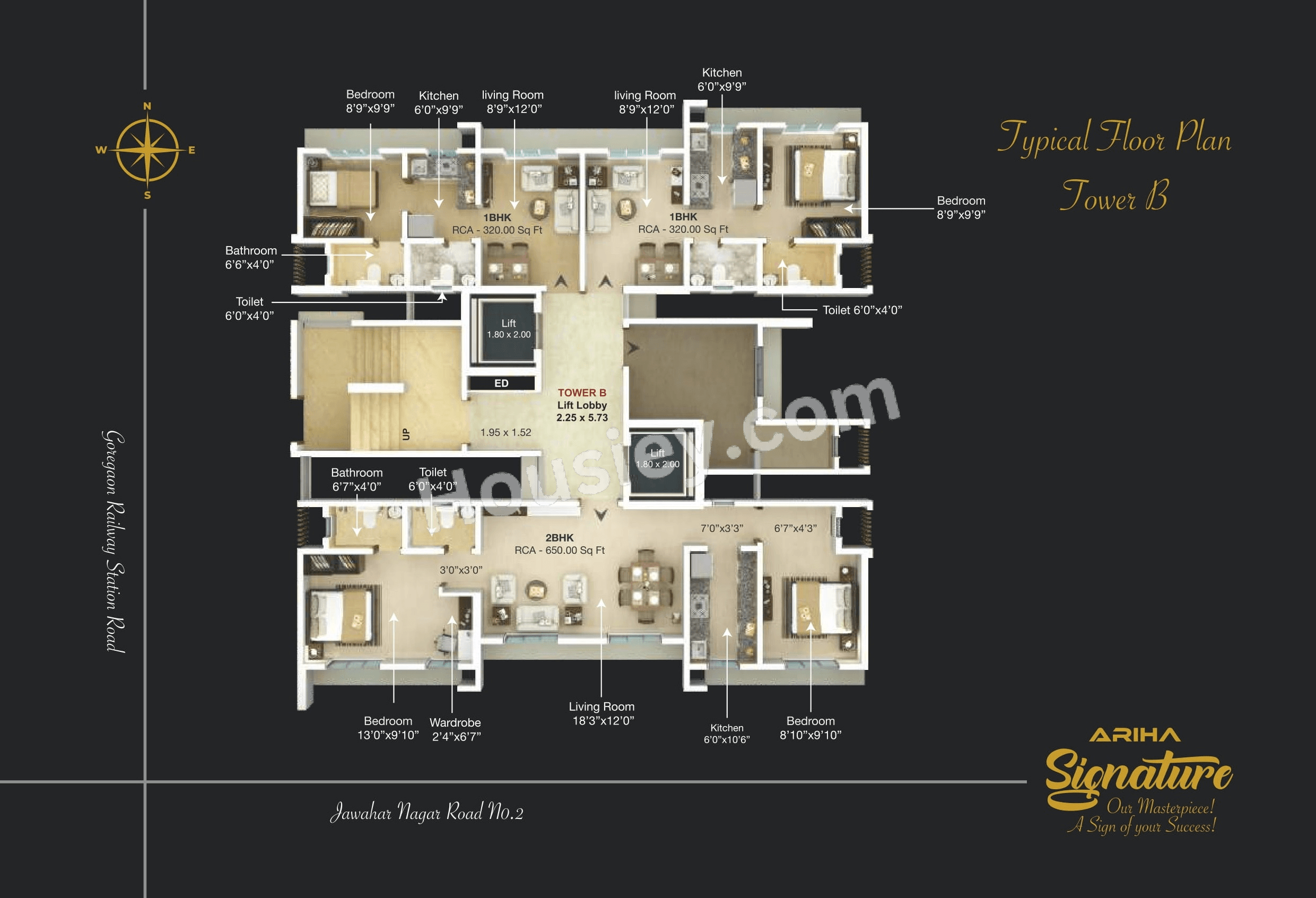 Ariha Signature Floor plan 4