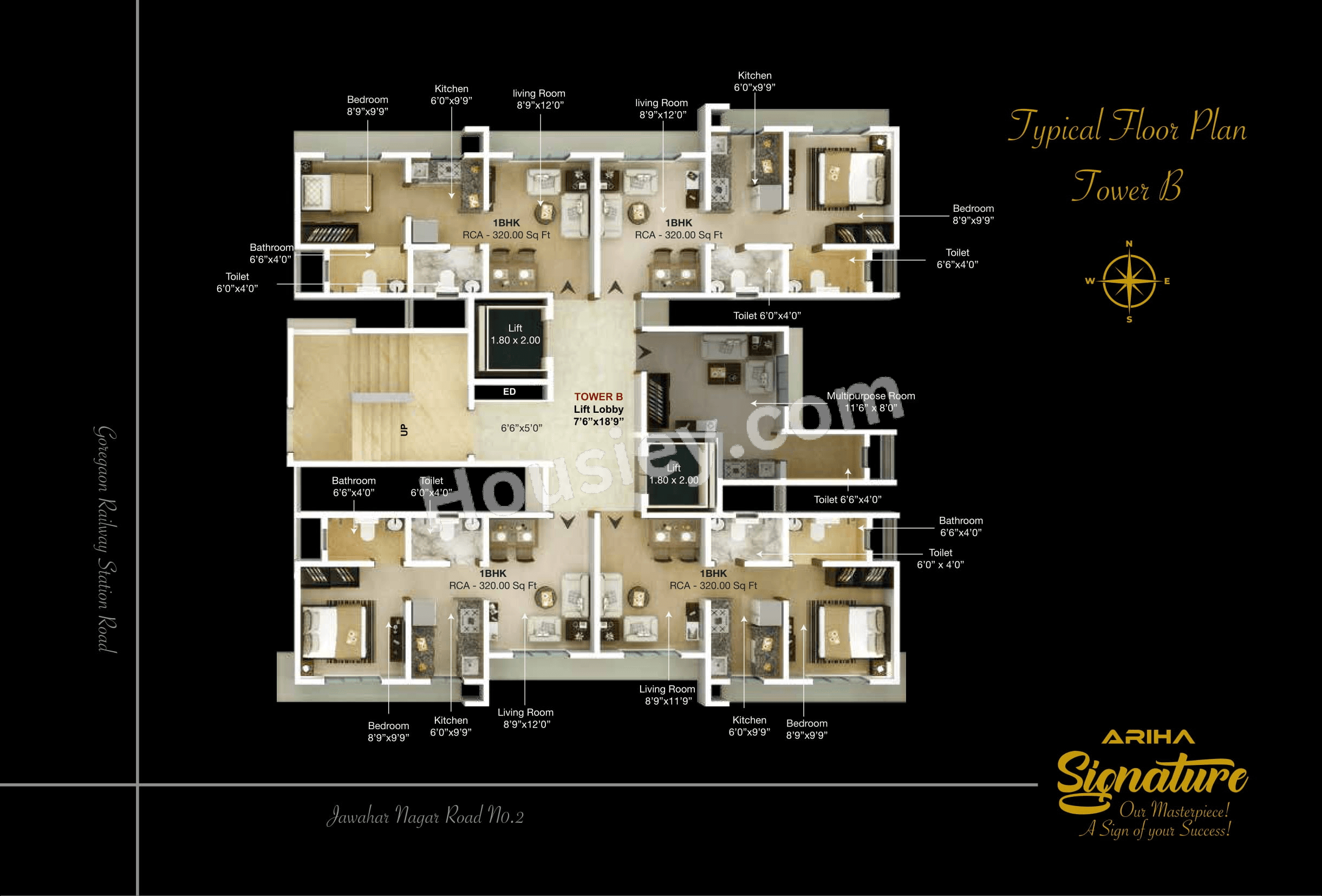 Ariha Signature Floor plan 5