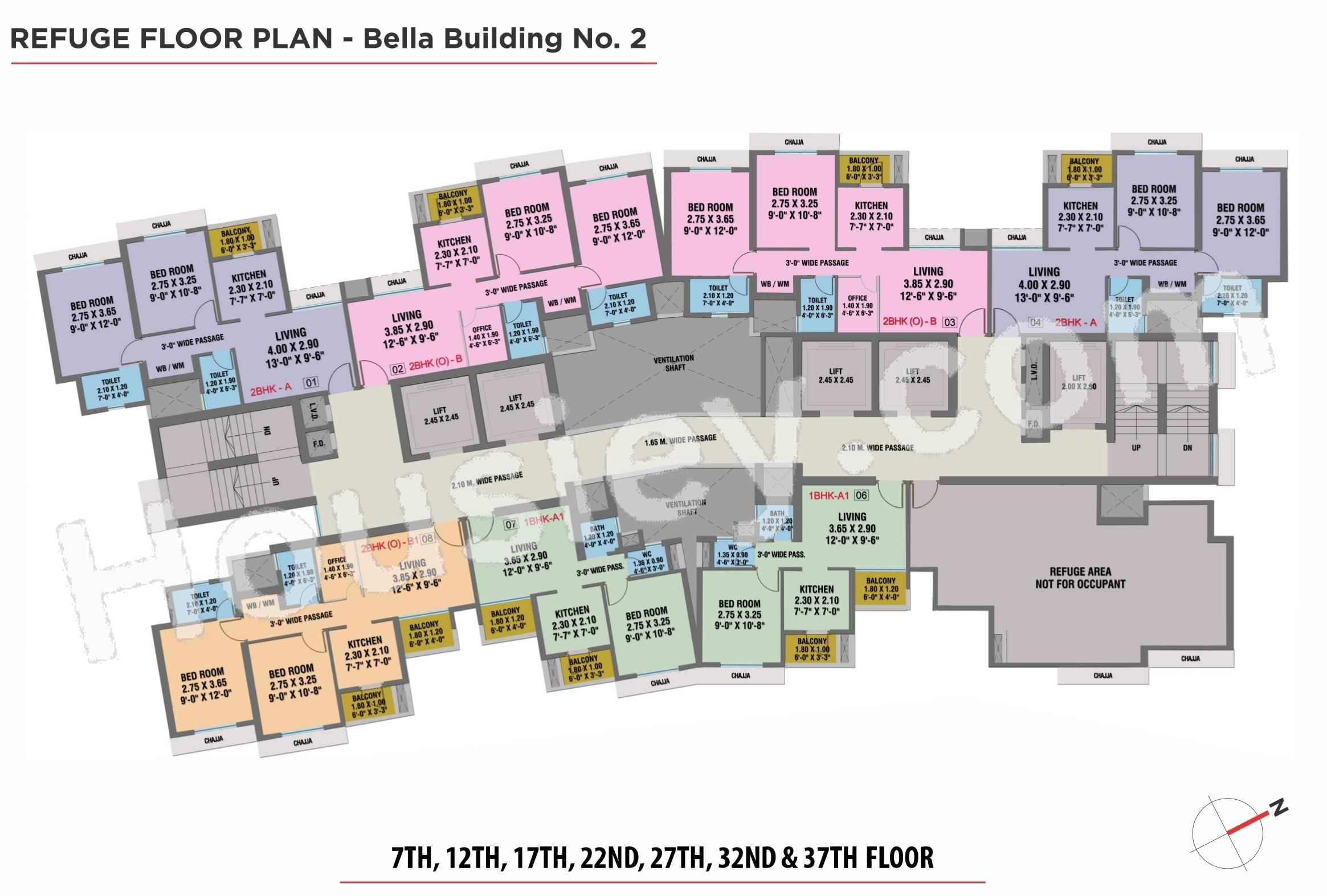 Arihant Avanti Palace Floor plan 1