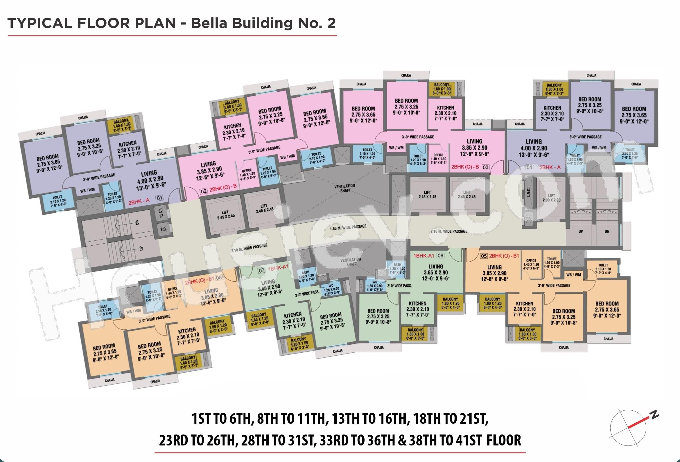 Arihant Avanti Palace Floor plan 2