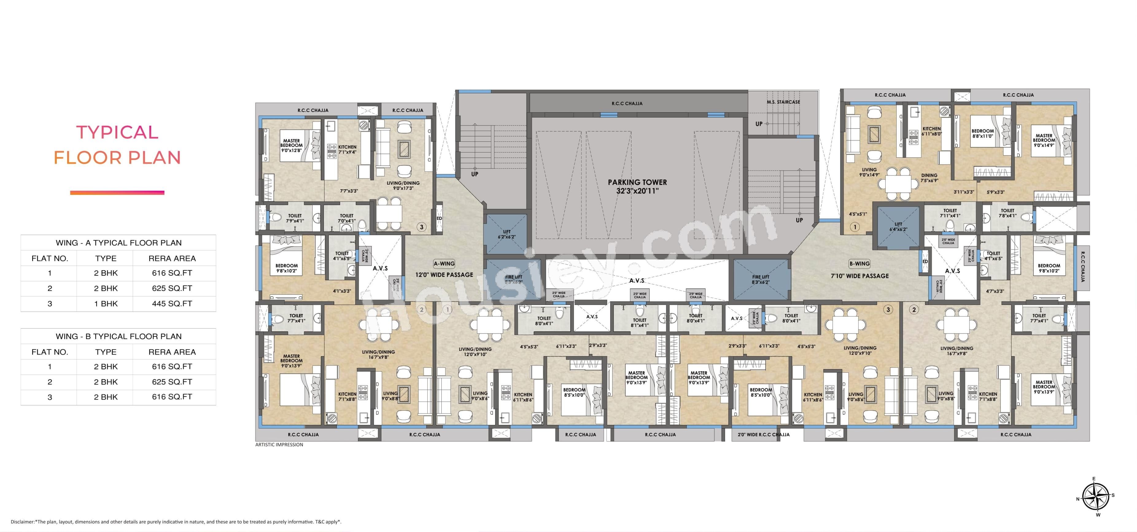 Ashapura Rang Rekha Floor plan 3