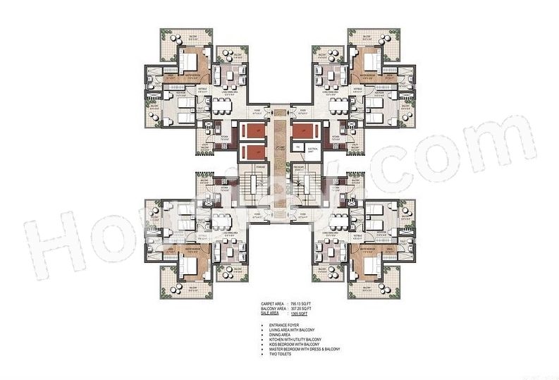 Assotech Blith Floor plan 1