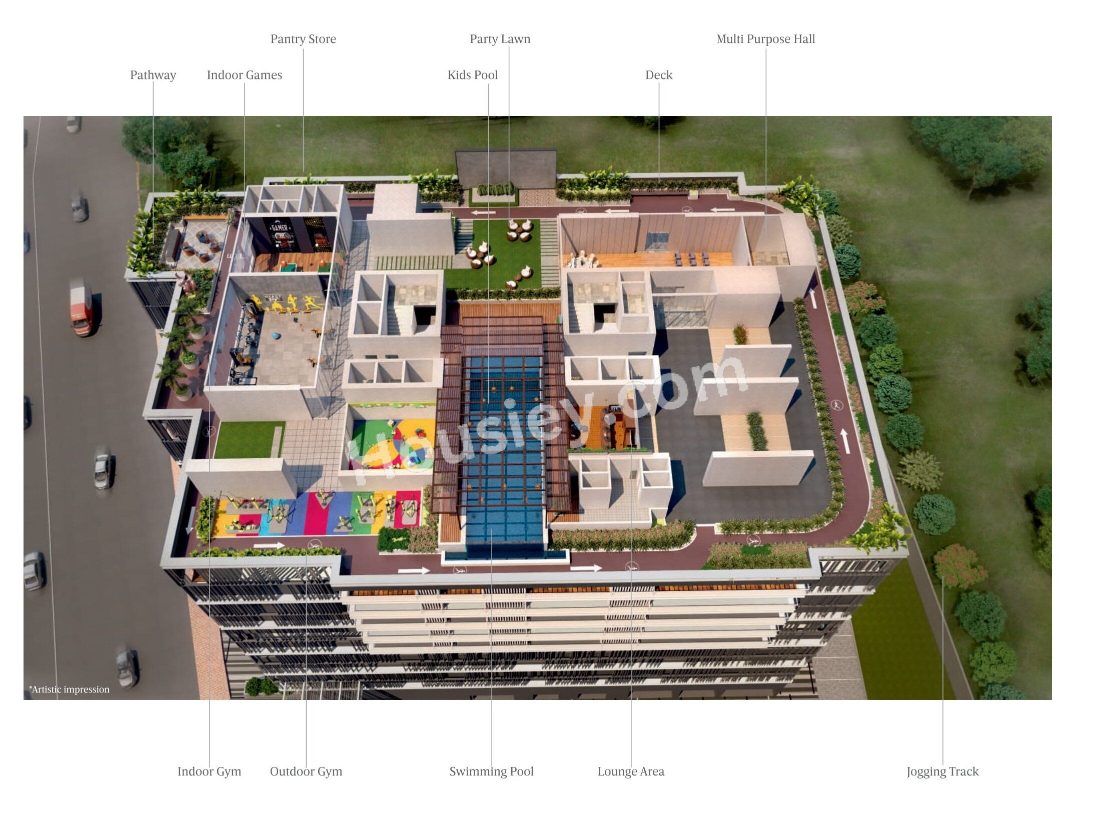 Aum Antariksh Towers Master Plan