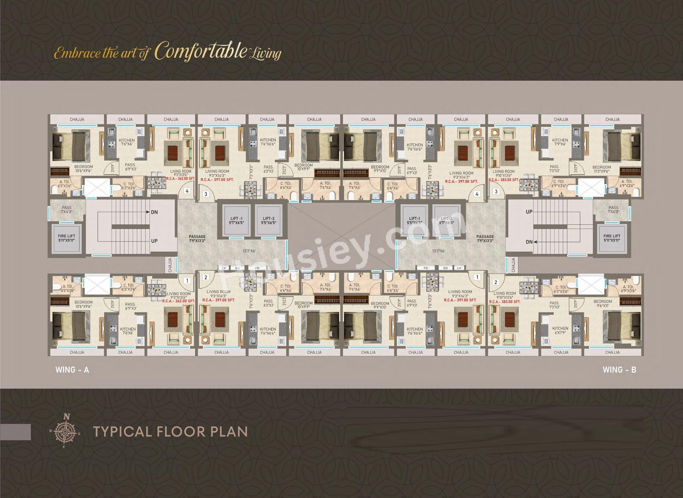 AV Priyam Residency Floor Plan