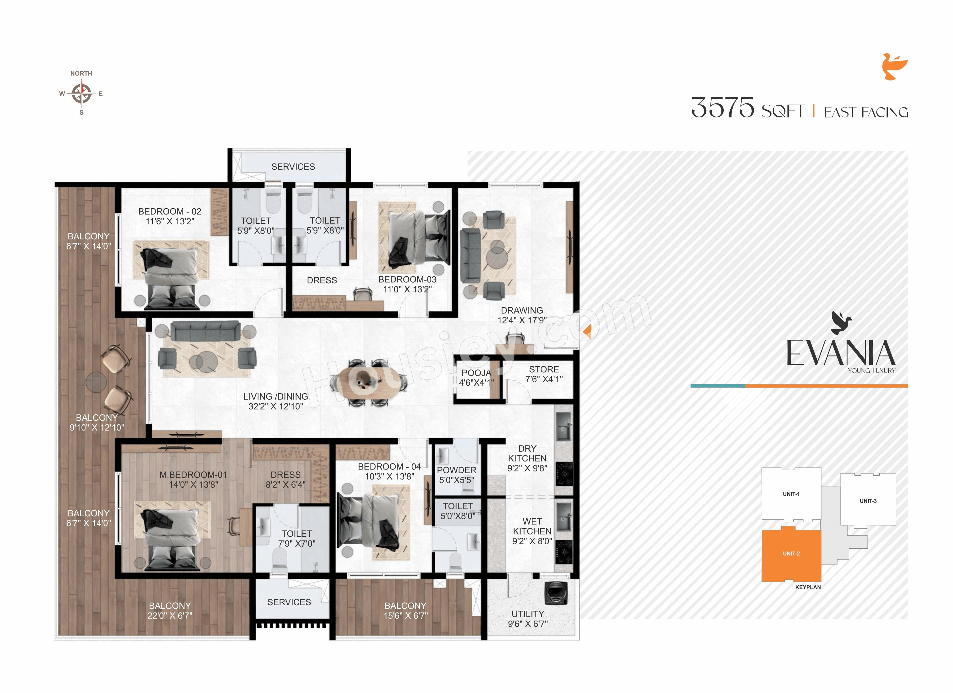 AVR Evania Floor Plan