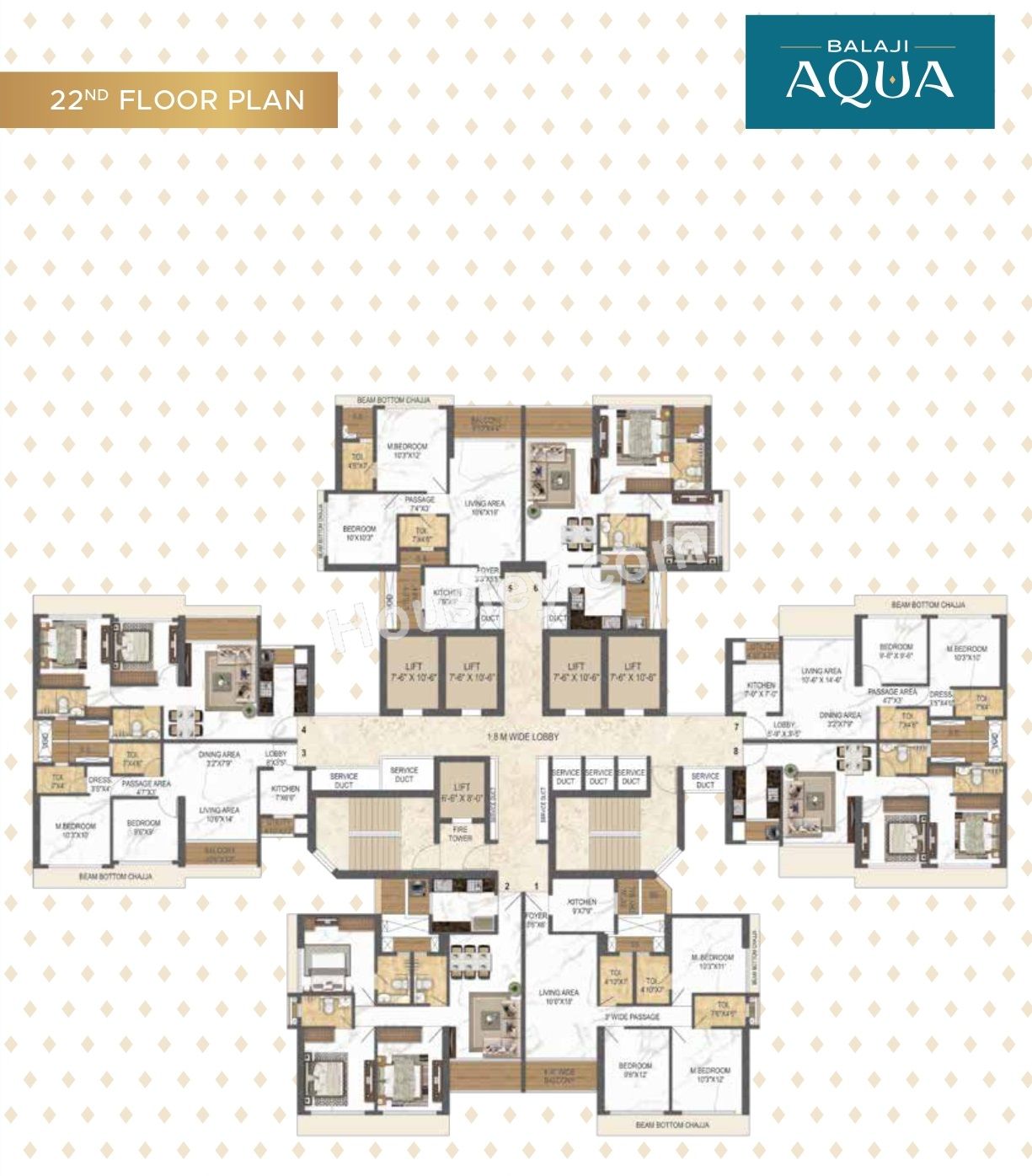 Balaji Aqua Floor plan 3