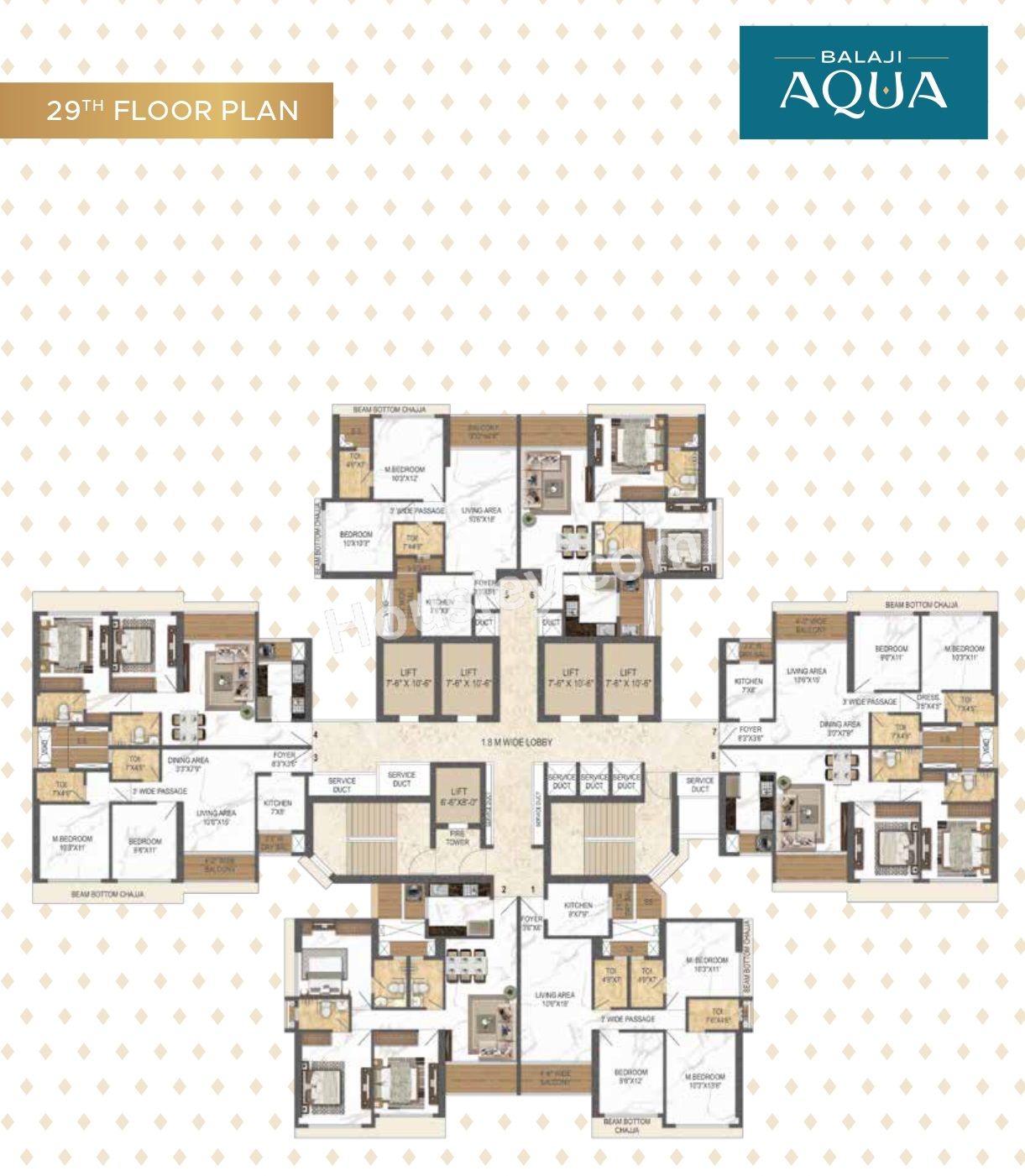Balaji Aqua Floor plan 4