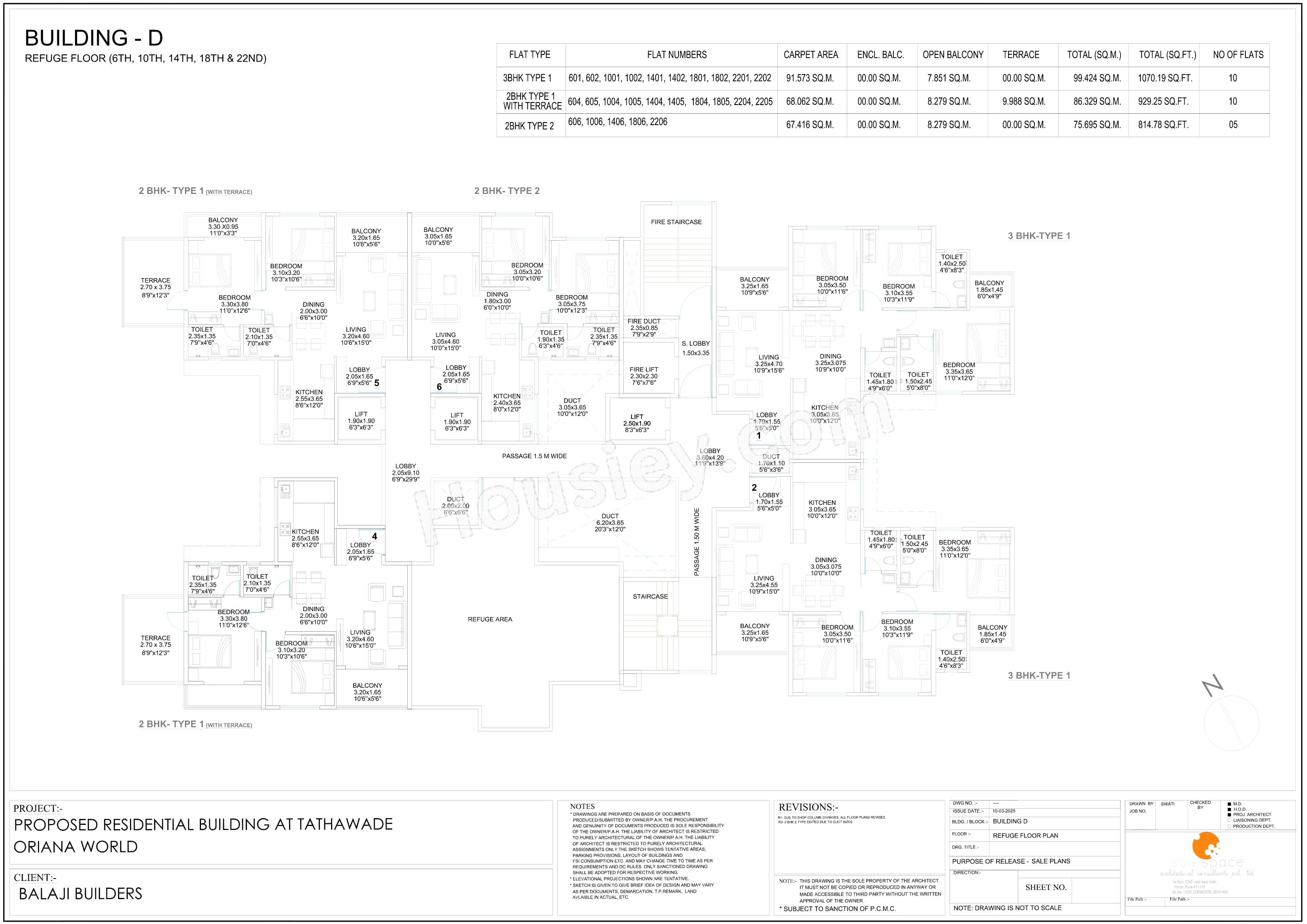 Balaji Oriana Nest Floor plan 2