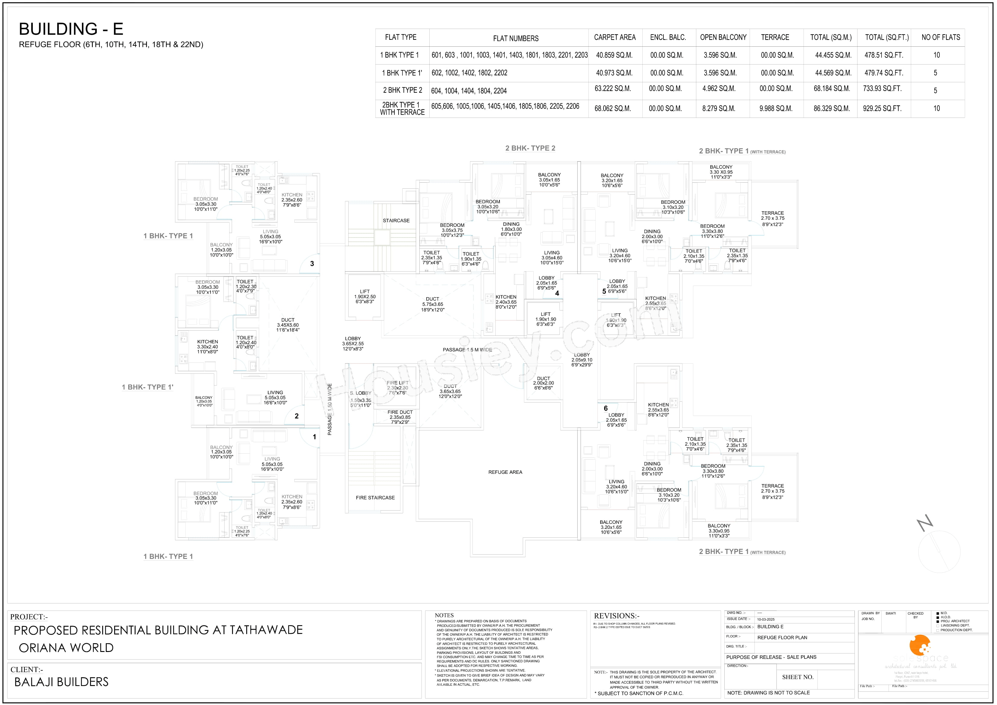 Balaji Oriana Nest Floor plan 4