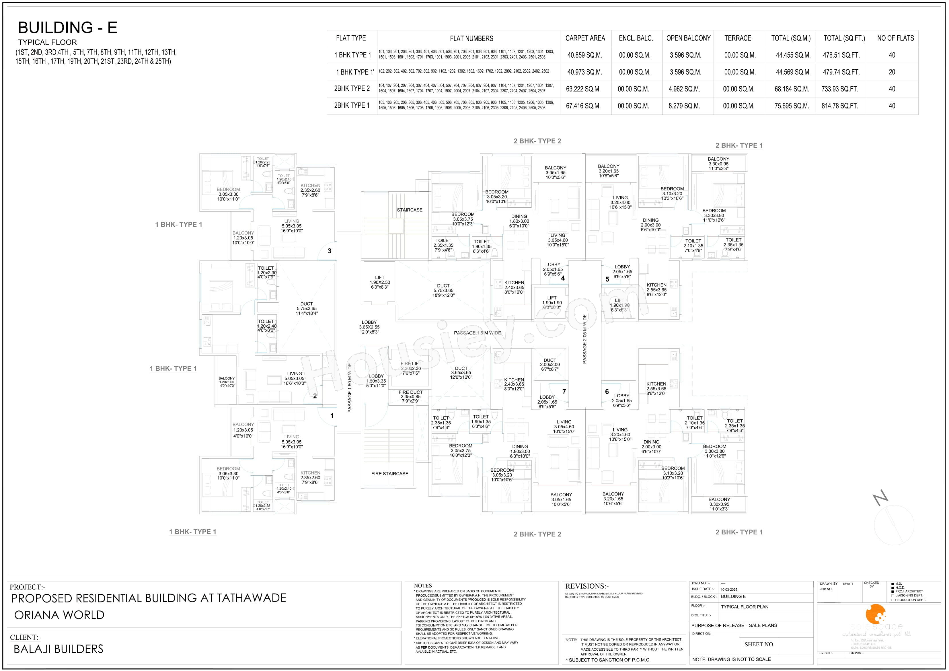 Balaji Oriana Nest Floor plan 5