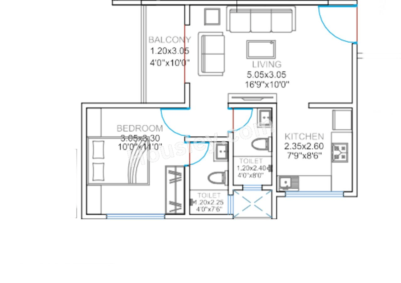 Balaji Oriana Nest Floor plan 9