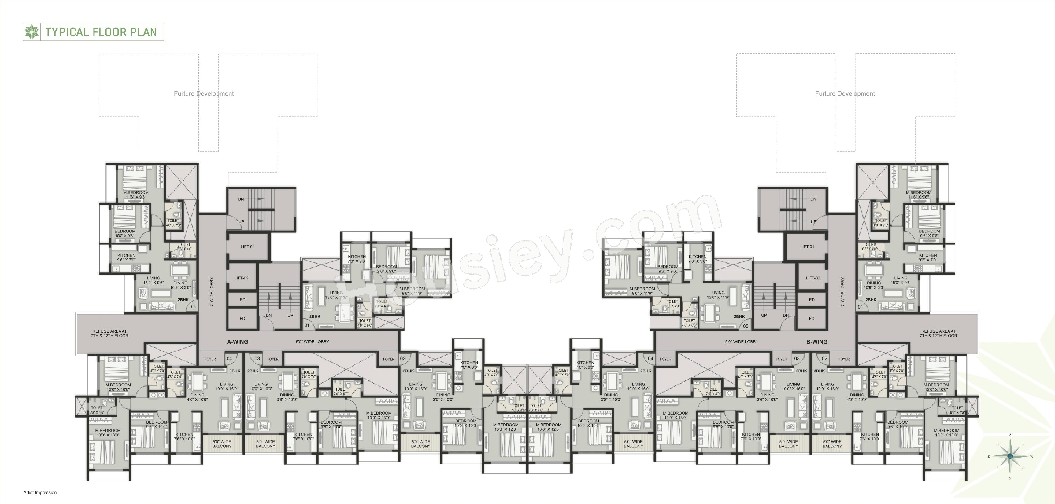 Balaji Vista Floor plan 7
