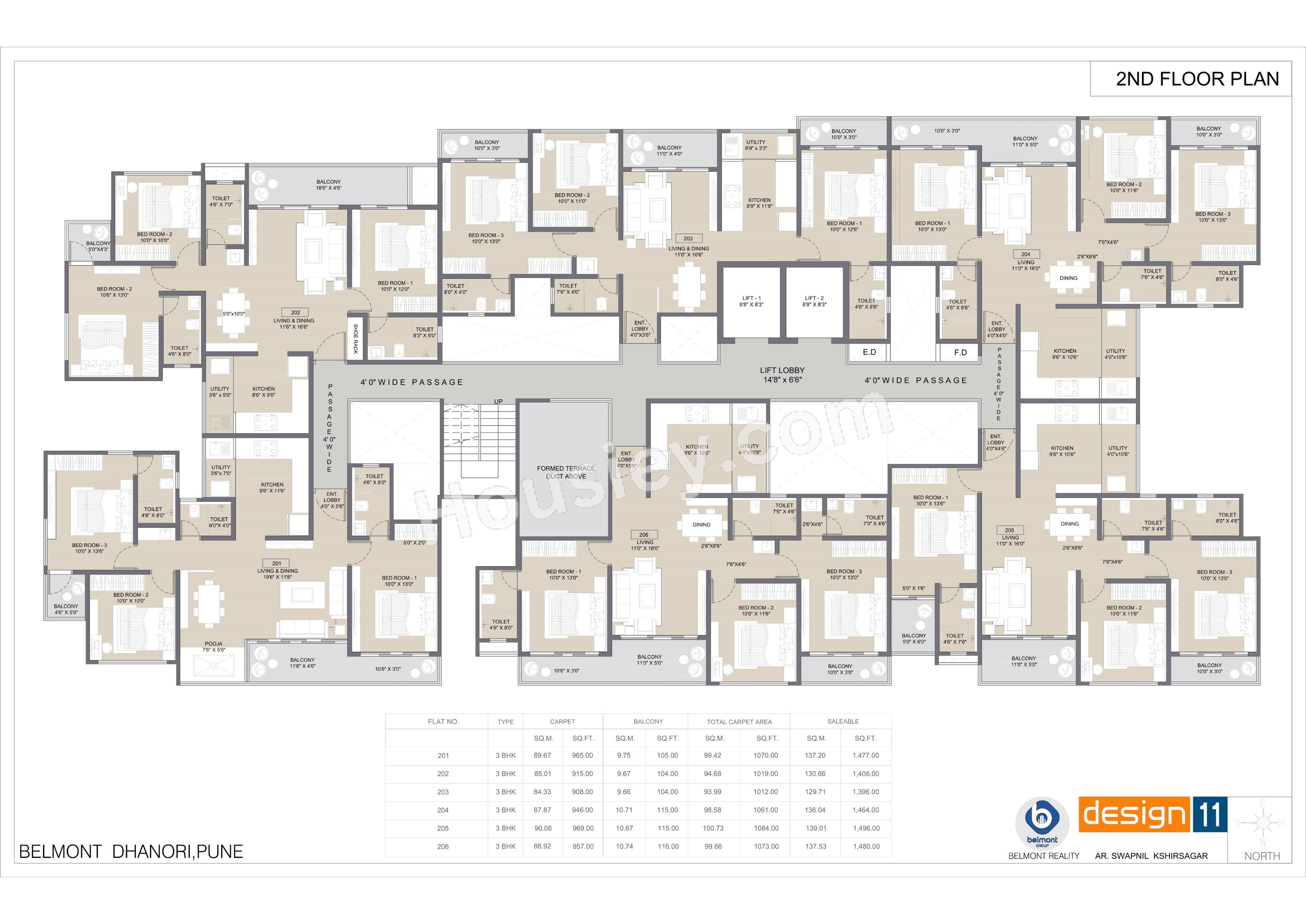 Belmont Skydale Floor plan 2