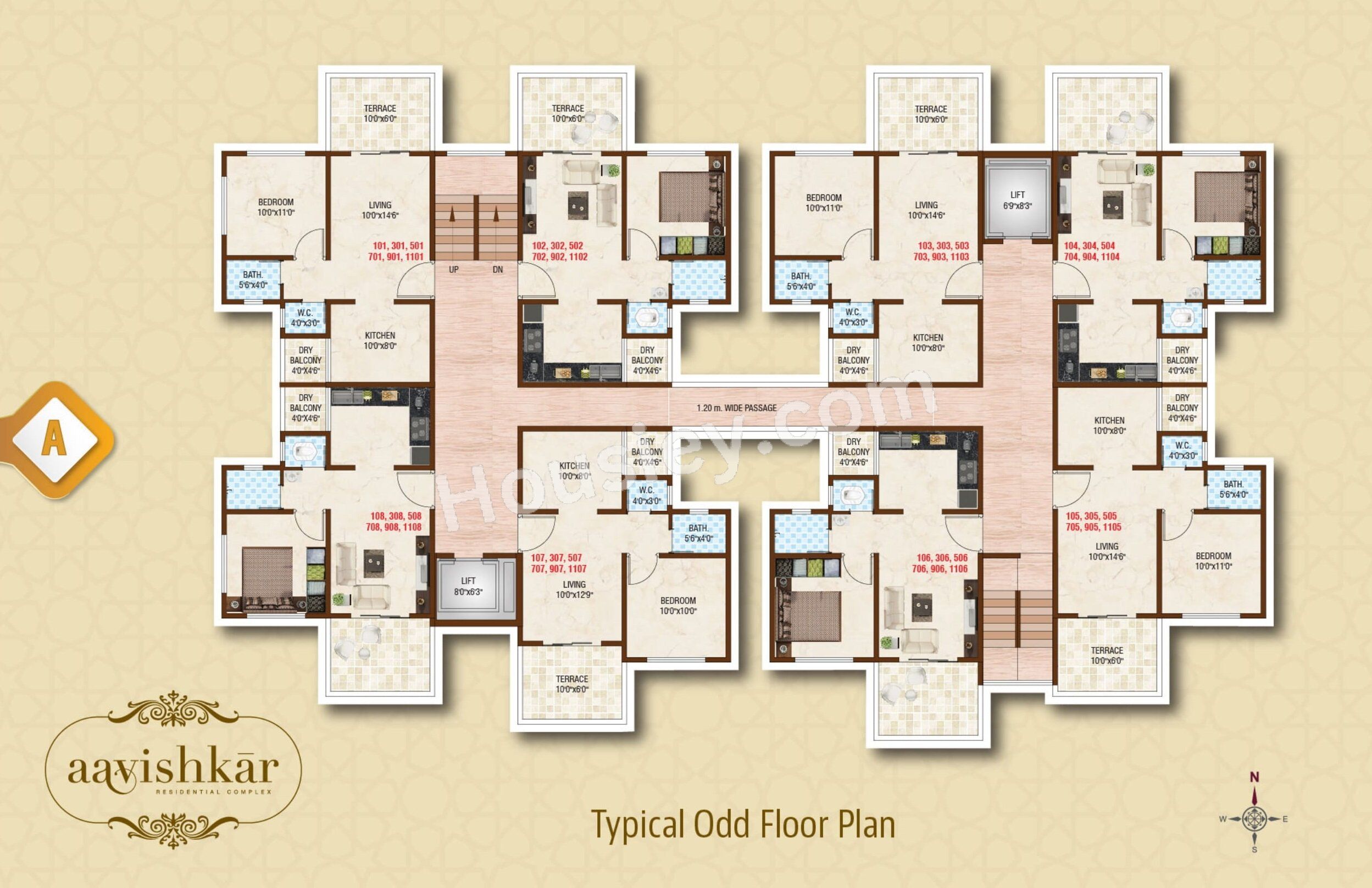 Bhandari Aavishkar Floor plan 4