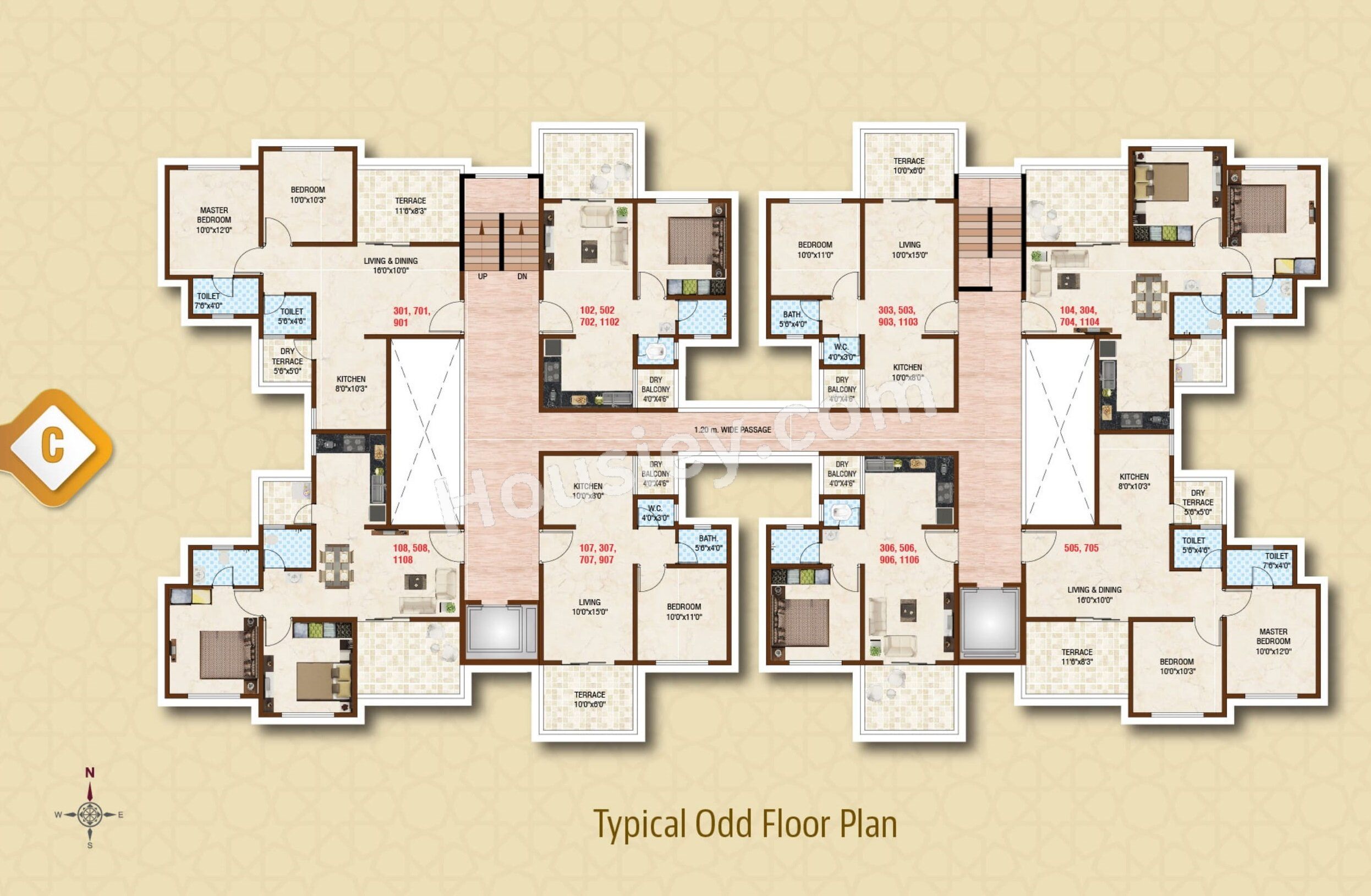 Bhandari Aavishkar Floor plan 6