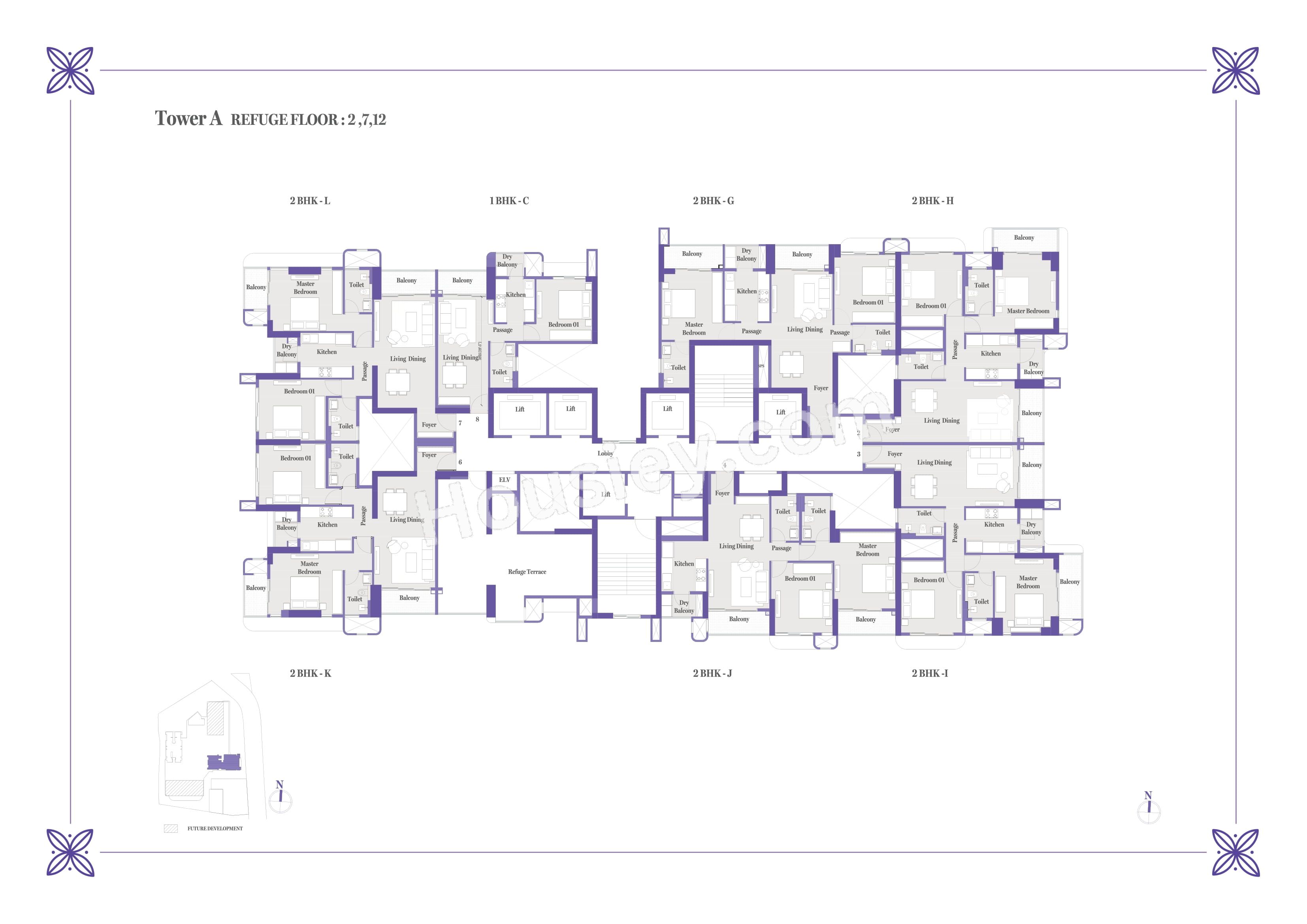 Birla Punya Floor plan 2
