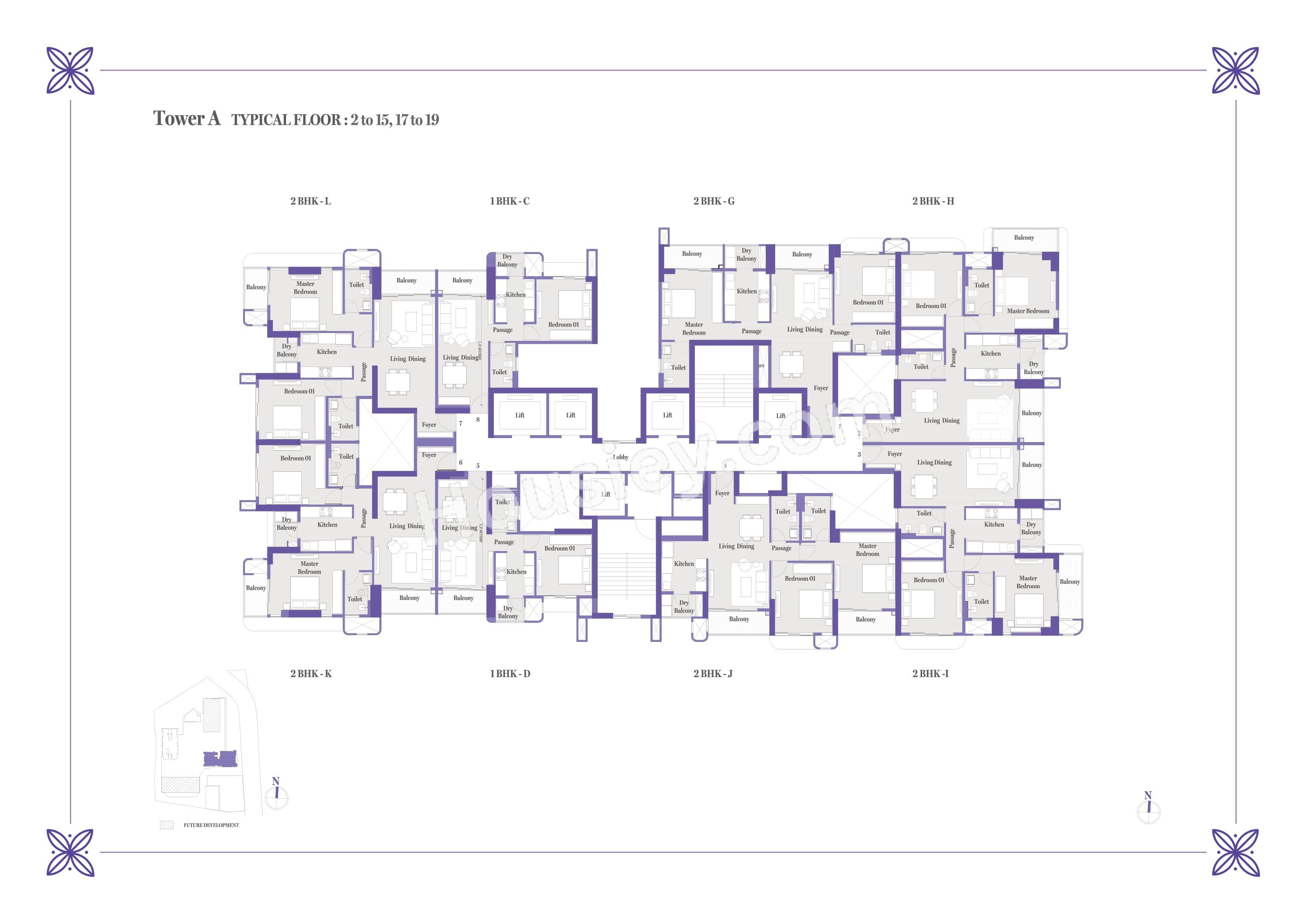 Birla Punya Floor plan 3