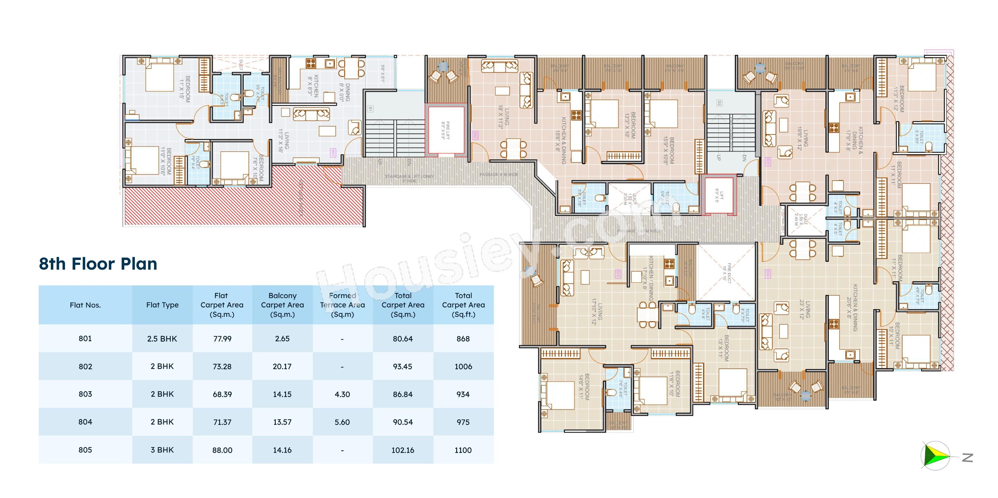 Bluepearl 204 Blue Paradise Floor plan 1