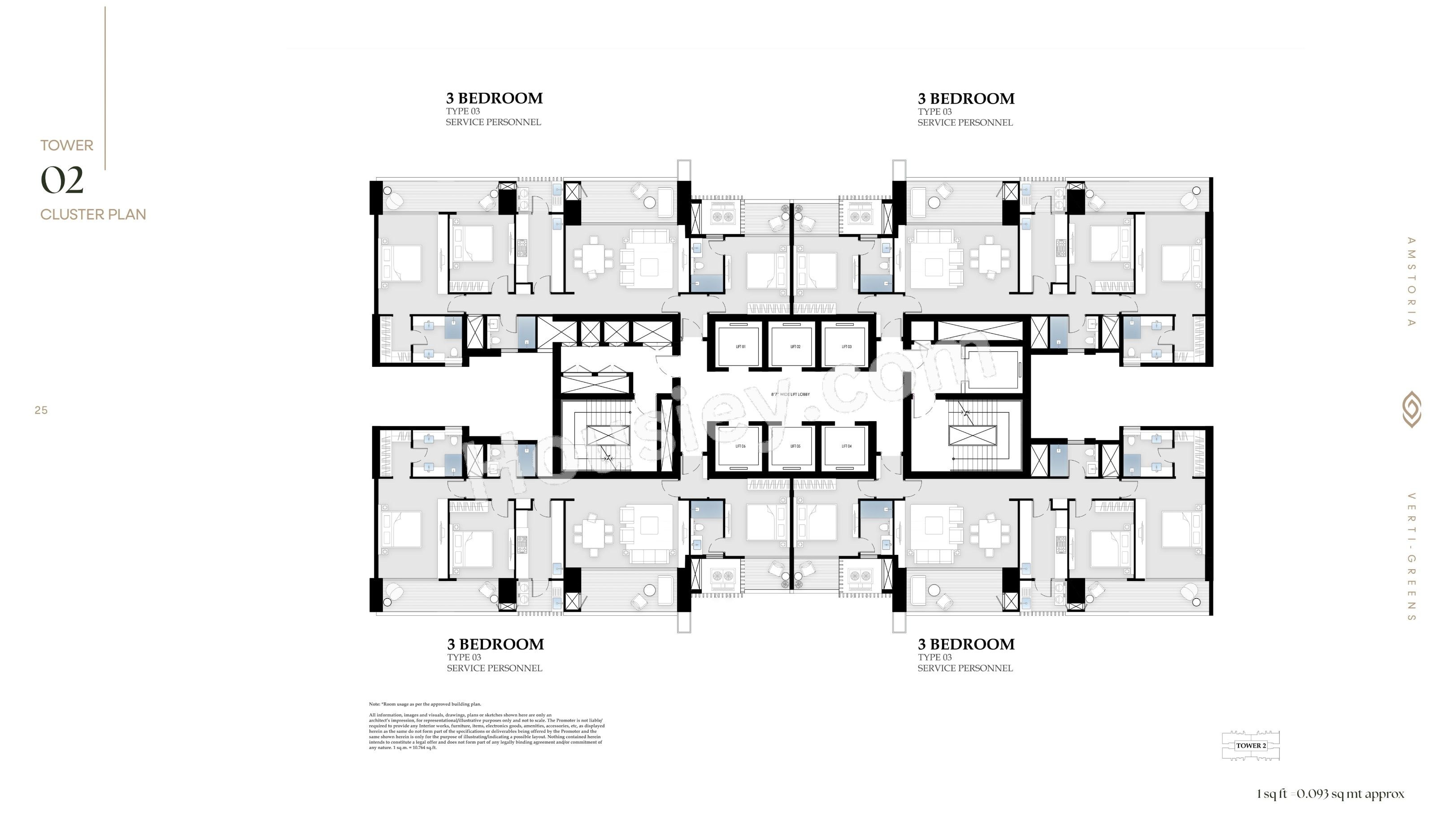 BPTP Amstoria Verti Greens Floor plan 1