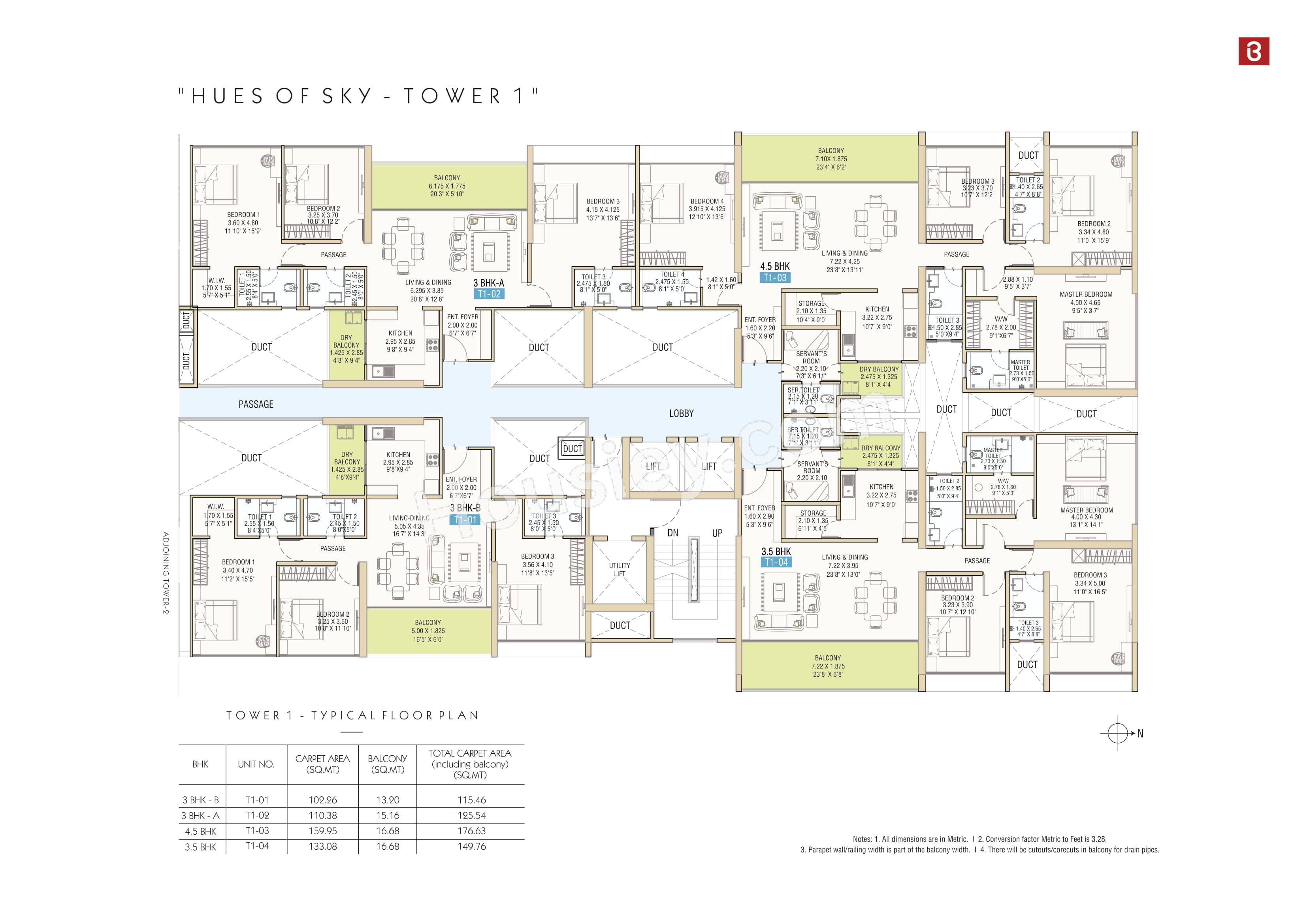 Bramhacorp Hues Of Sky Floor plan 2
