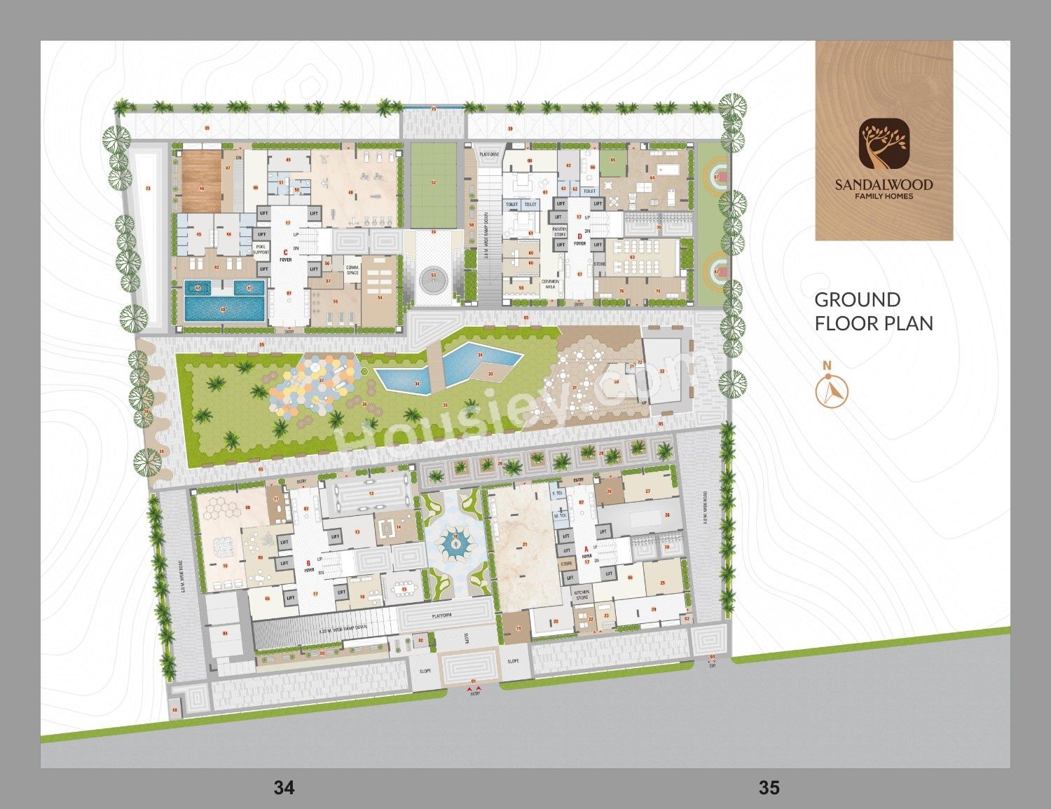 Brij Sandalwood Floor plan 1