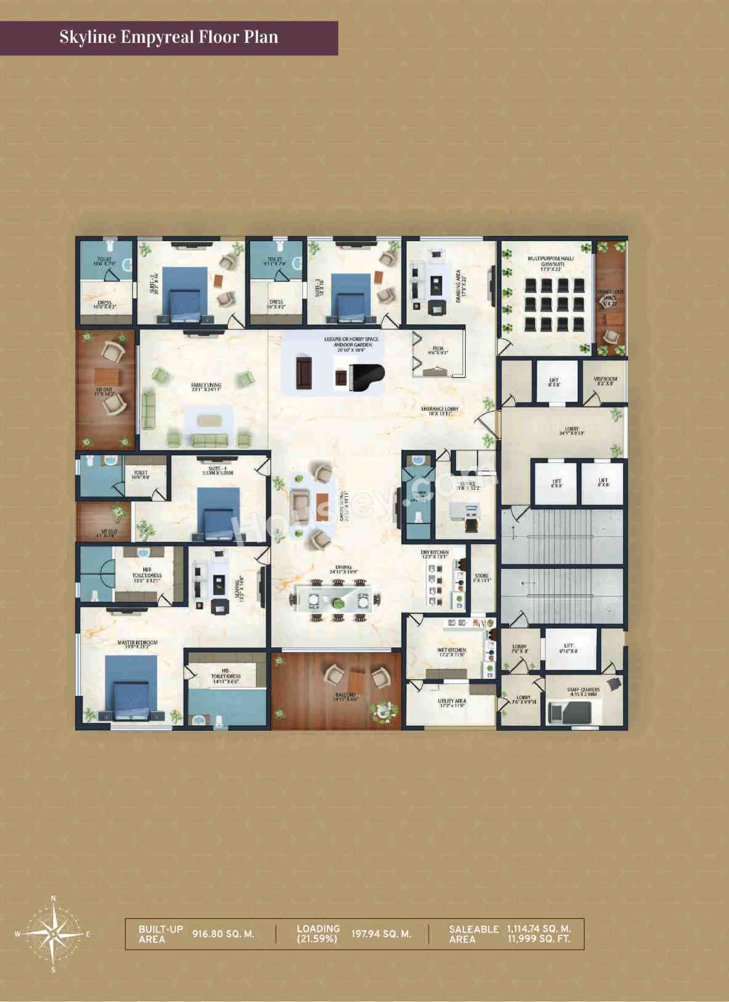 Candeur Skyline Floor plan 6