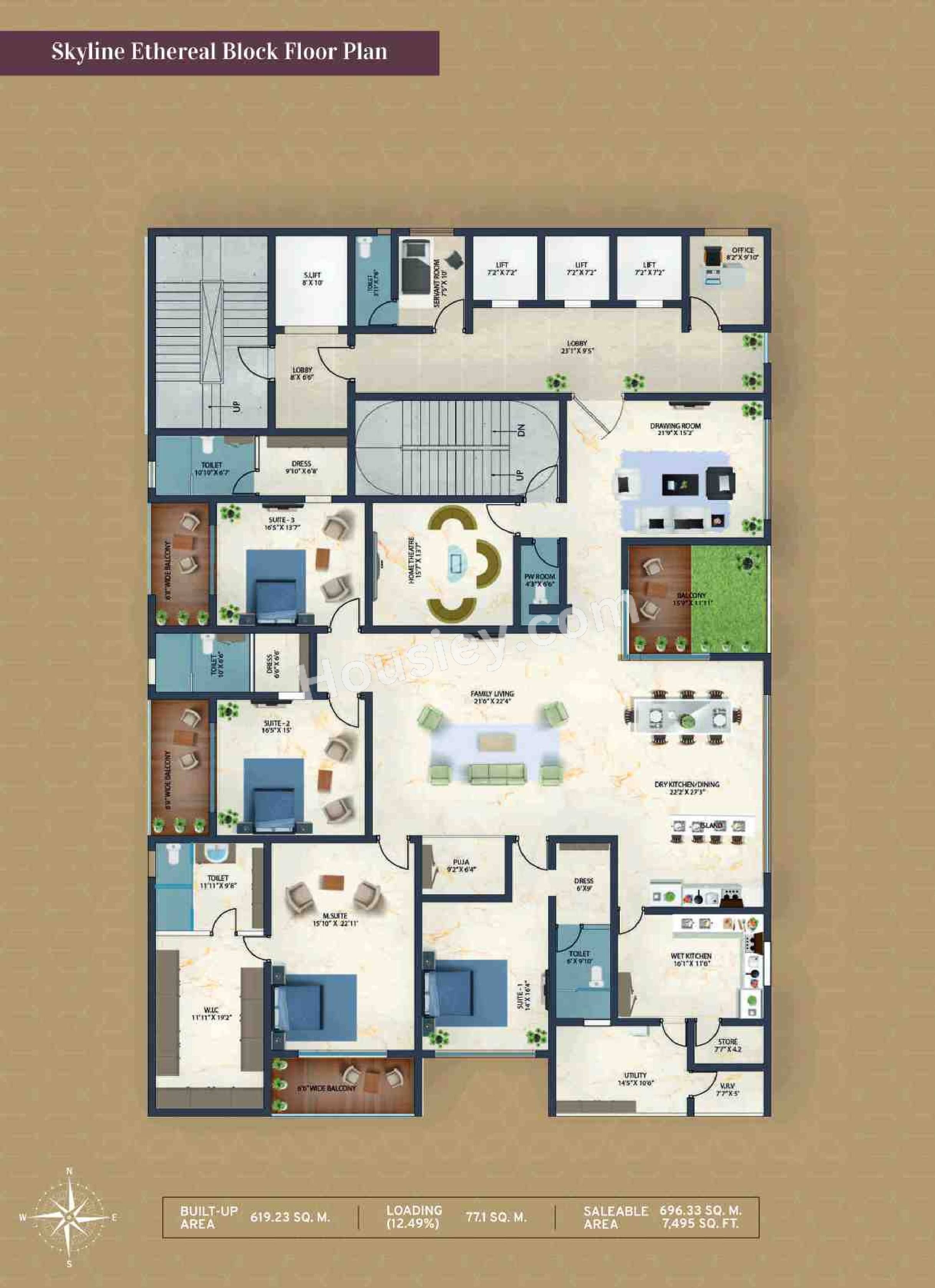 Candeur Skyline Floor plan 8