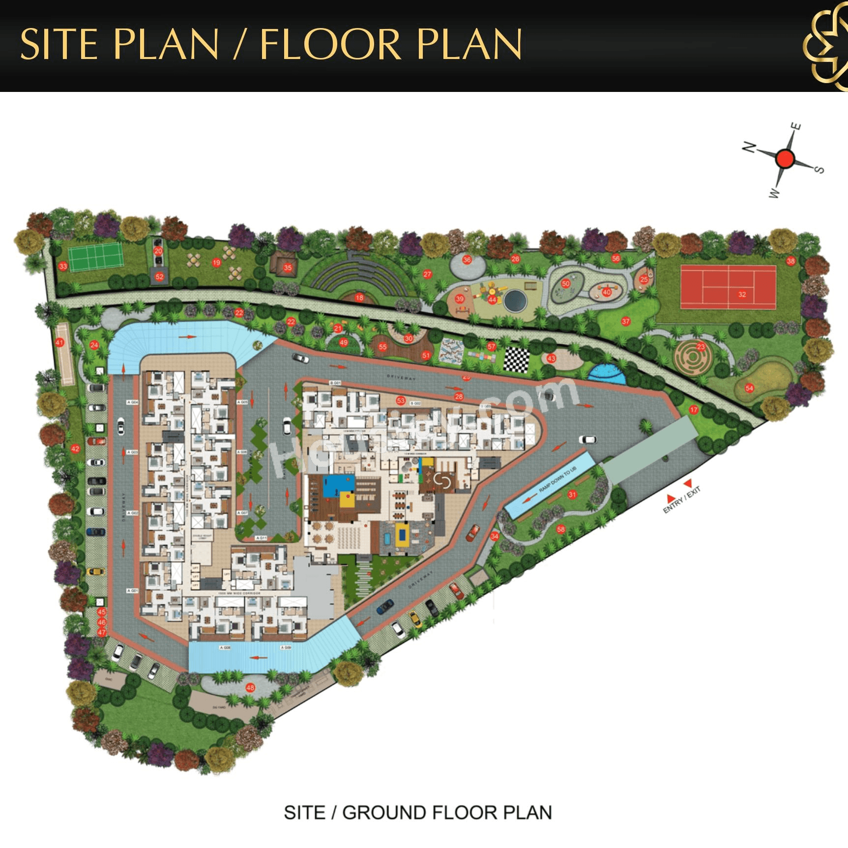 Casagrand Flamingo Floor plan 1