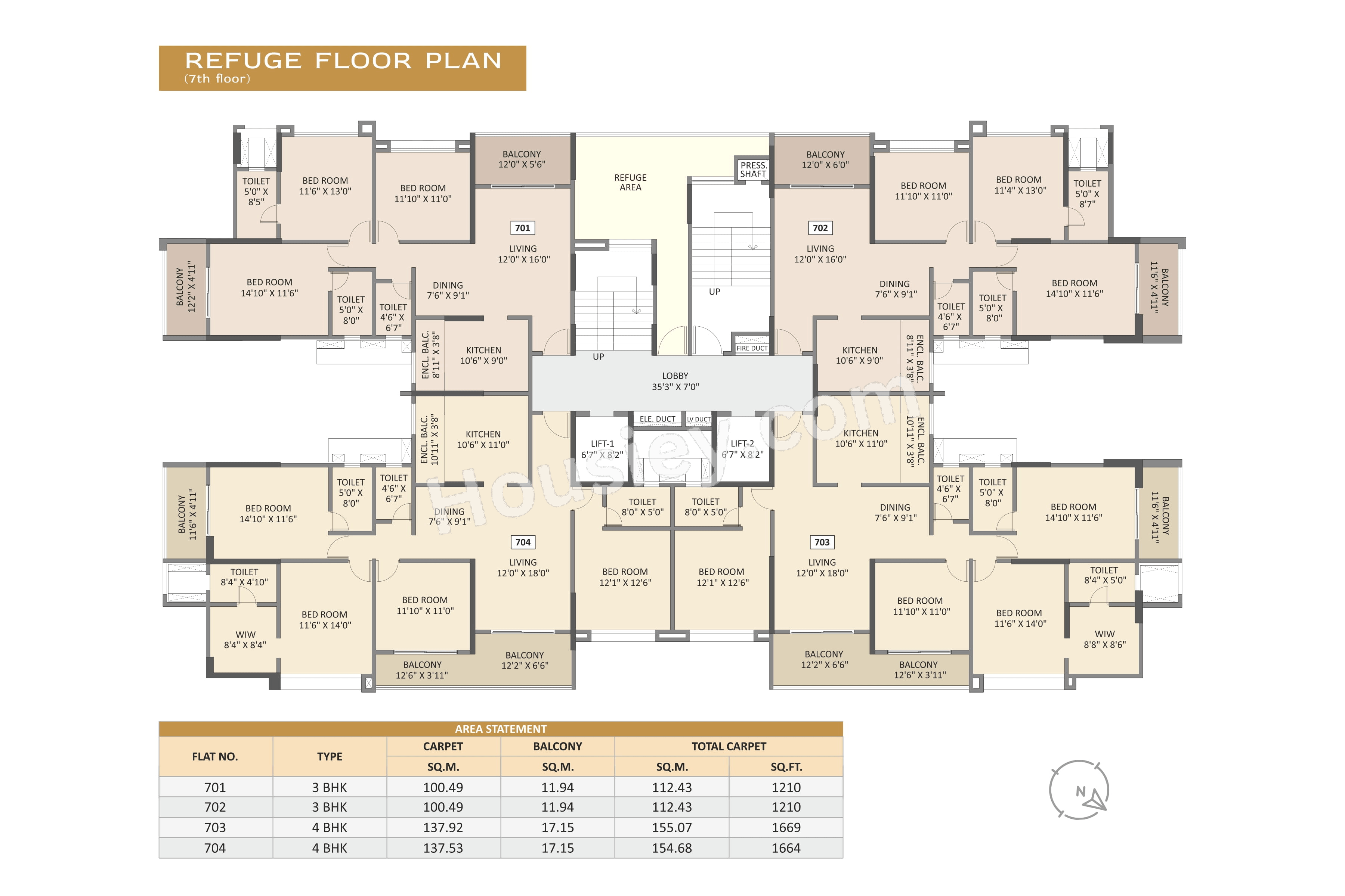 Cristallo The Arista Floor plan 4