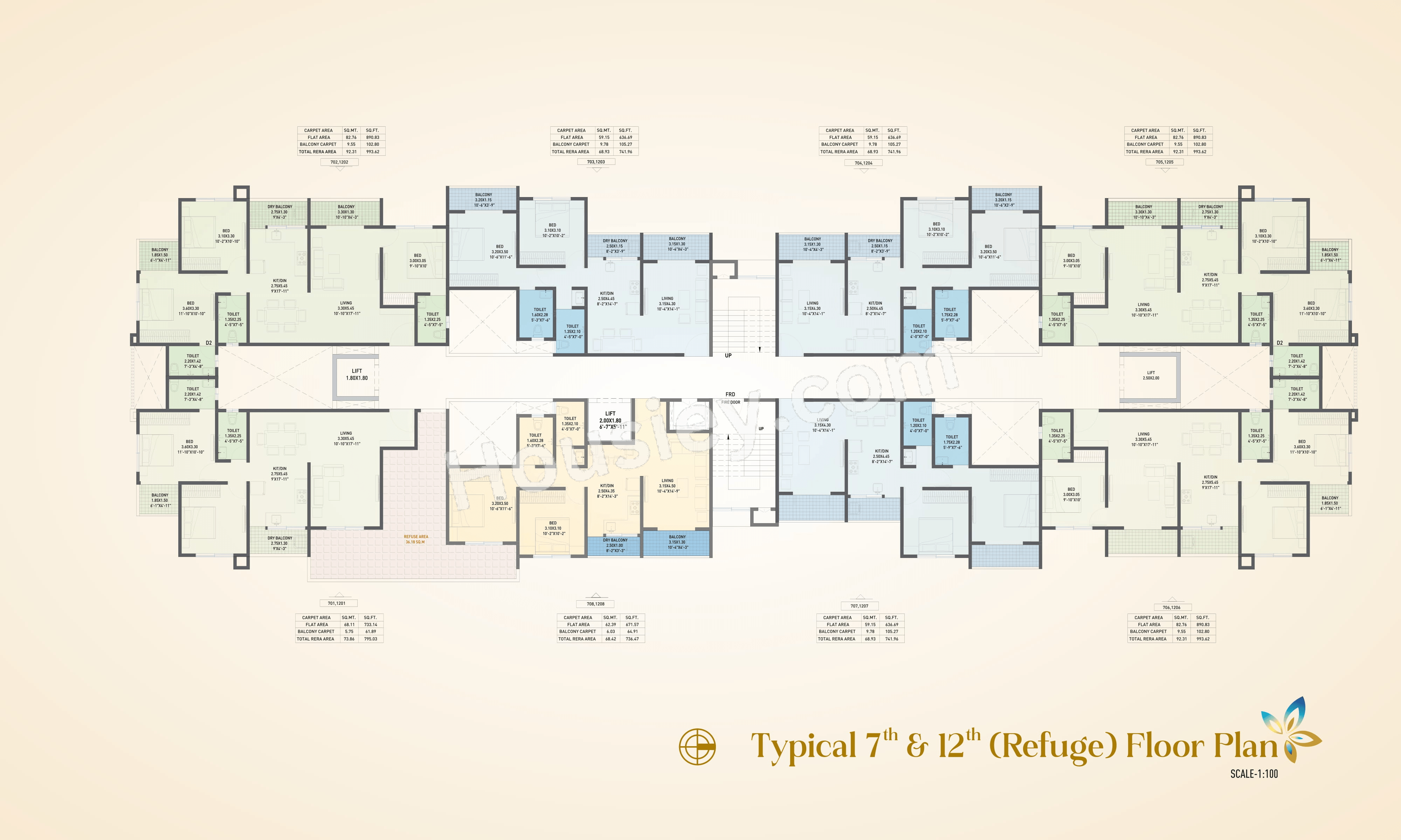 Croissance Ra Urbania Floor plan 5